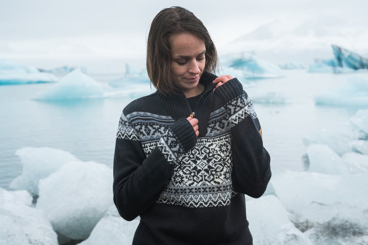 Ehefrau von Glacier Lagoon