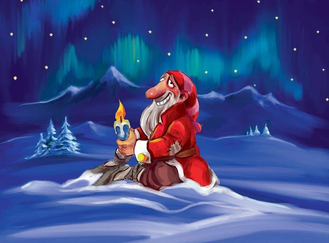 Icelandic Santa Claus, that is called kertasníkir