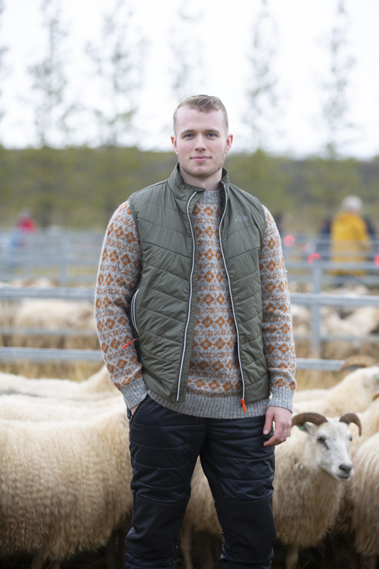 Vaglaskógur wool sweater diamant  