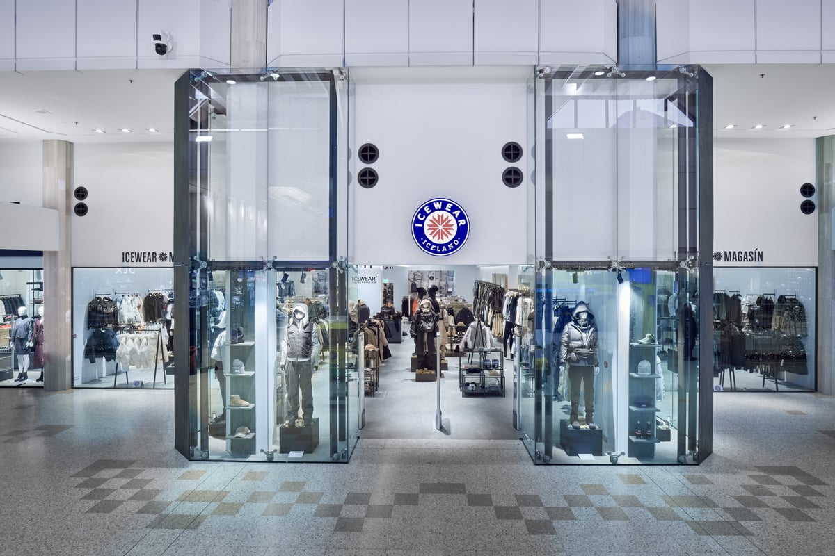 new store in Kringlan, shopping mall