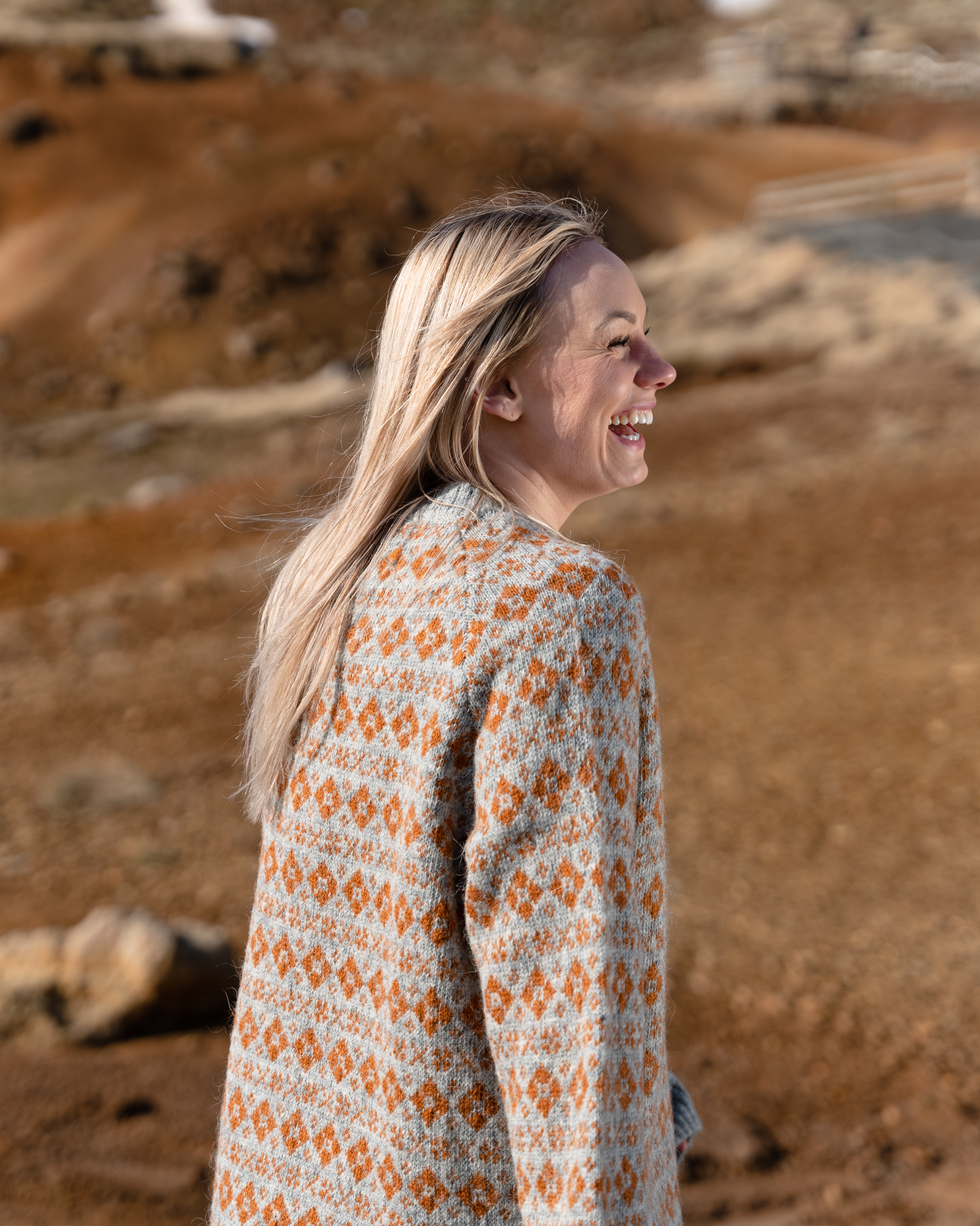 Vaglaskógur wool sweater diamant  