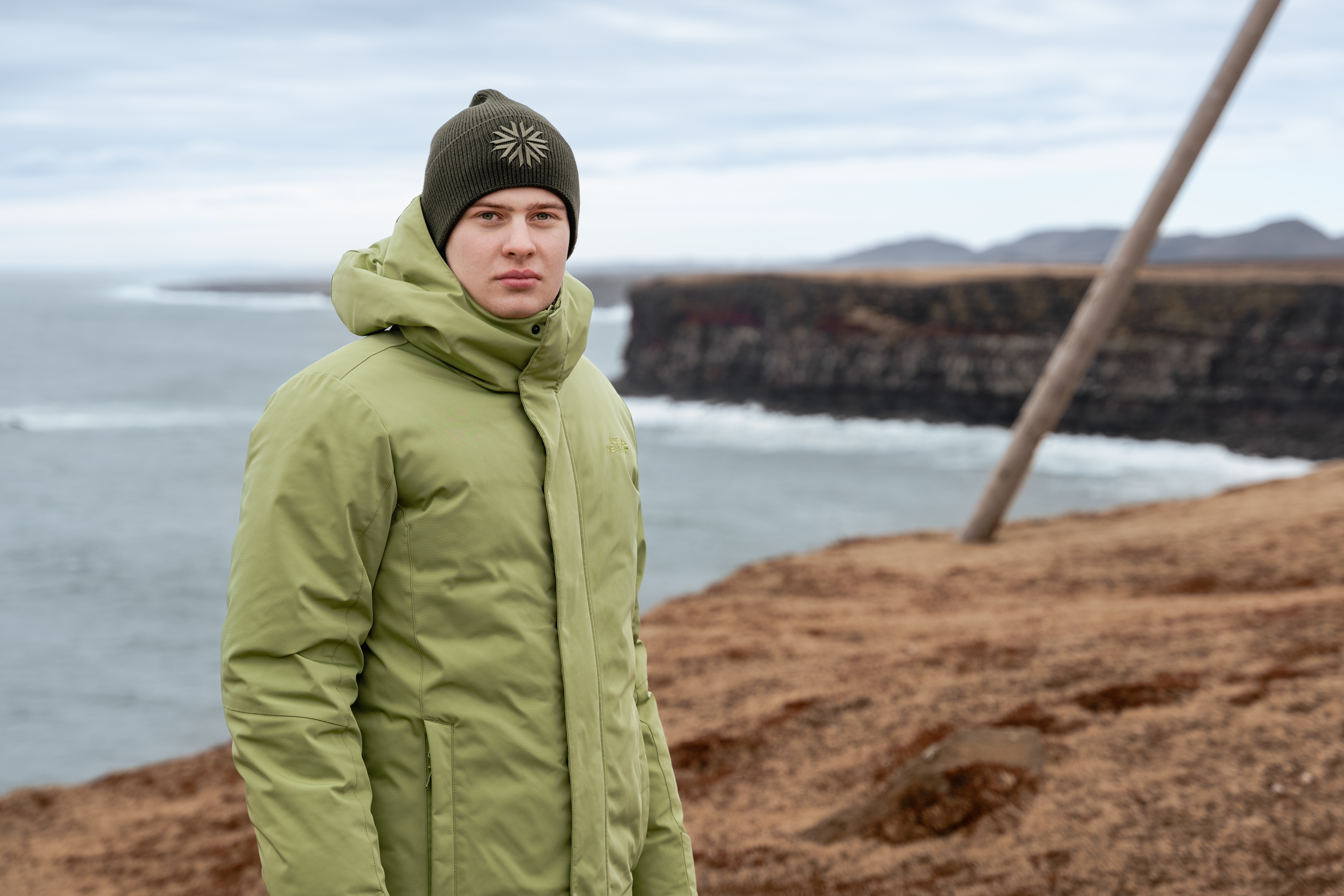 Reykjavik winter coat Icelandic wool padding  