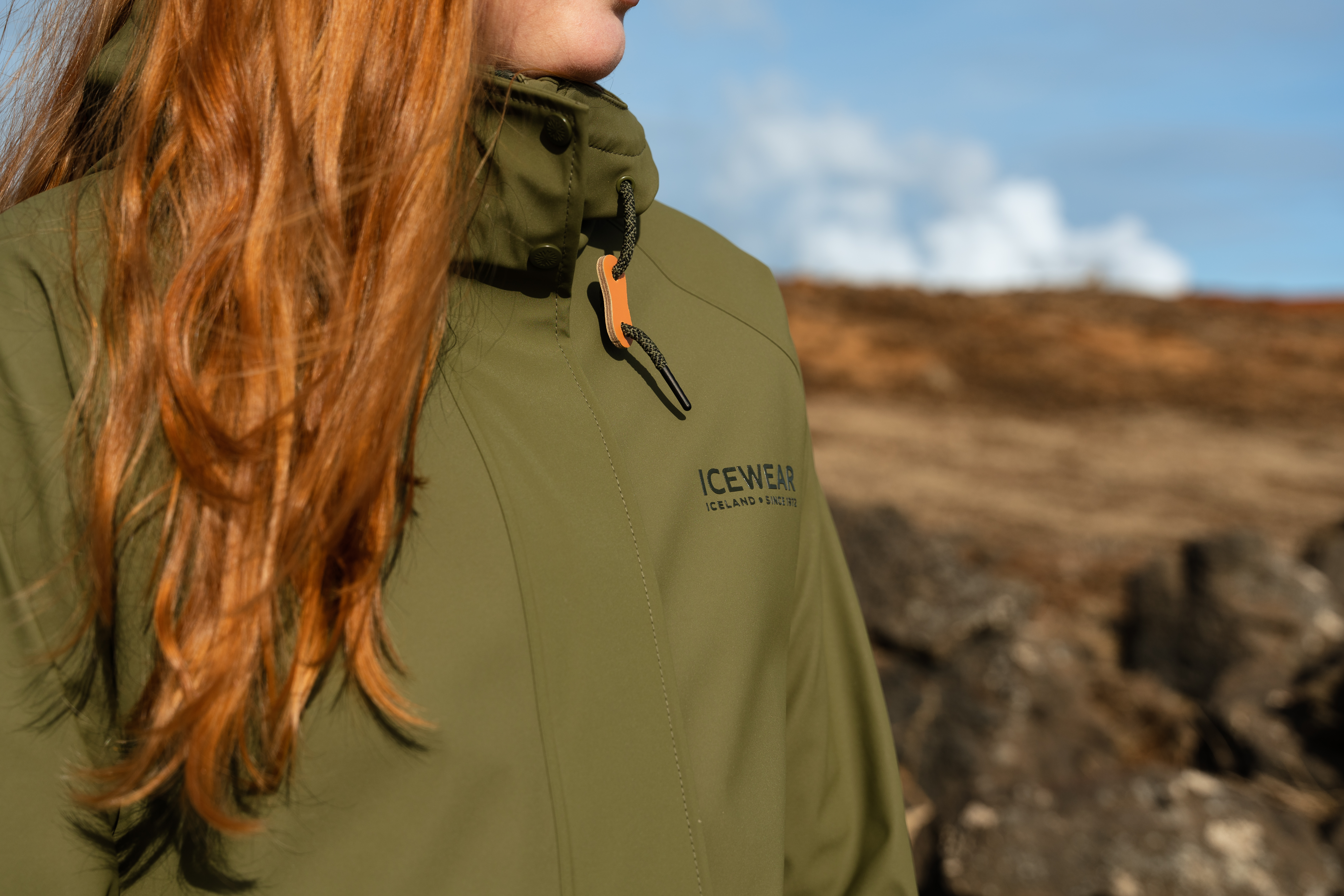 Dögg women´s long rain jacket