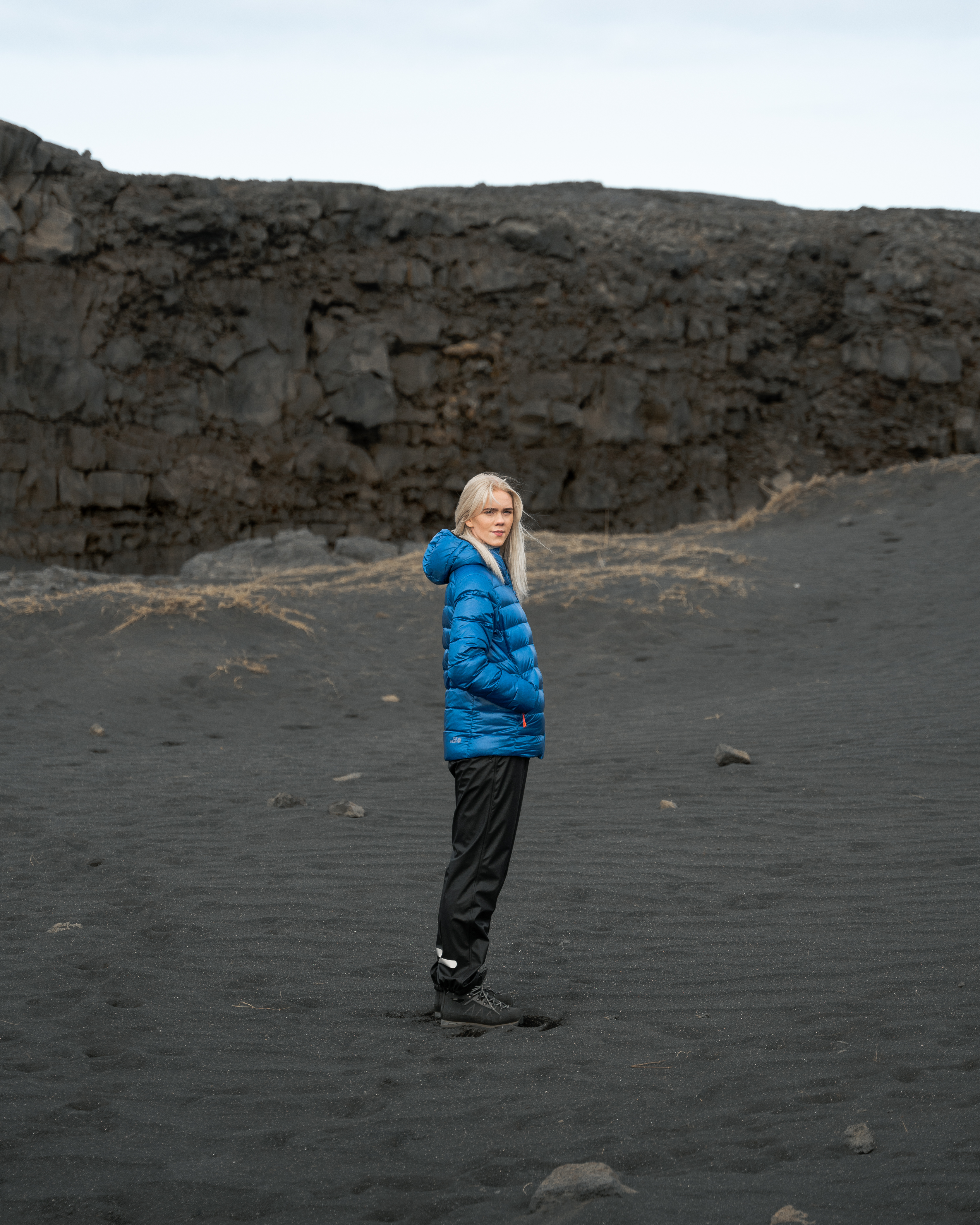 Bárðarbunga puffer jacket with water repellent down