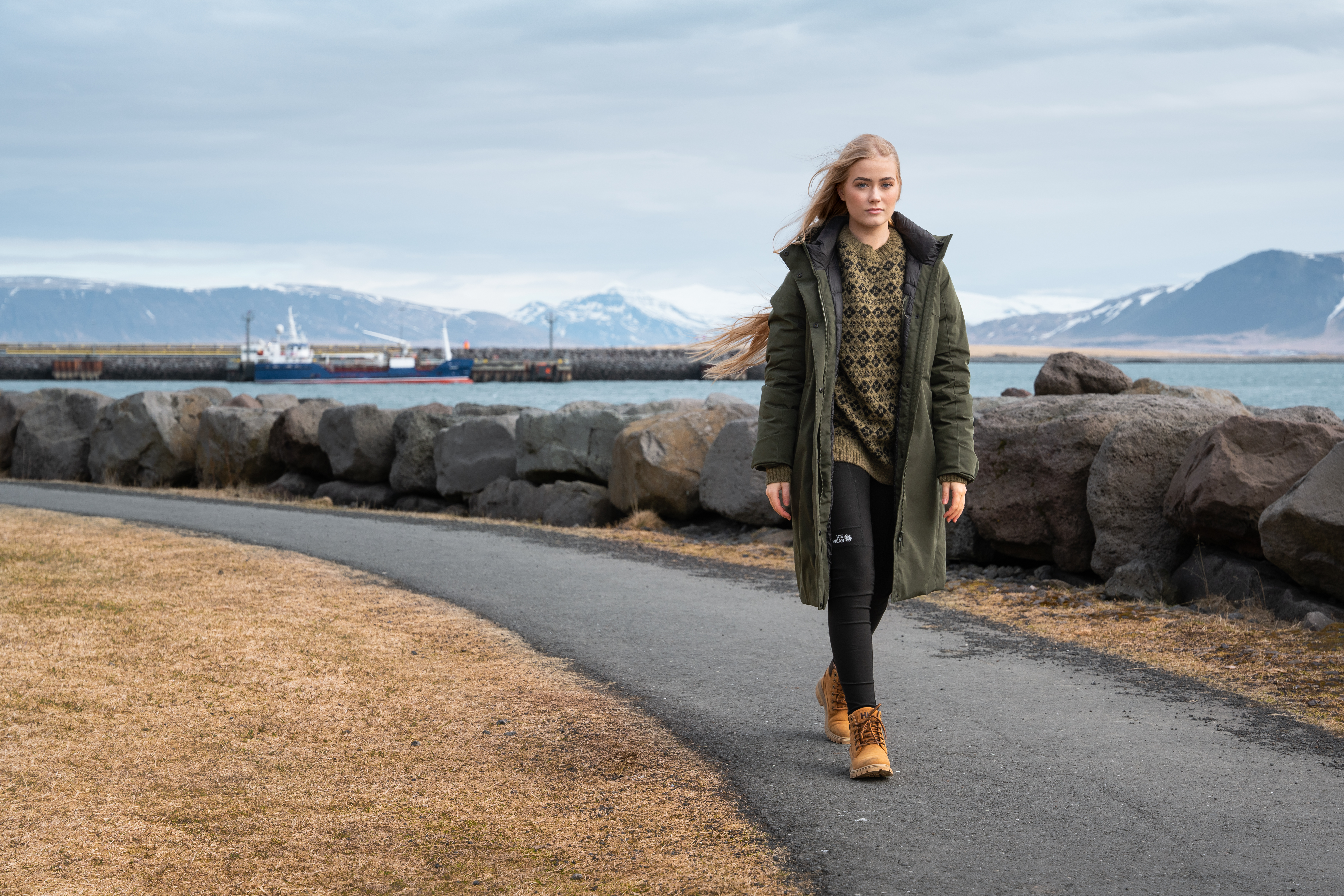 Reykjavik women´s Icelandic wool blend coat Reykjavik women´s Icelandic wool blend coat