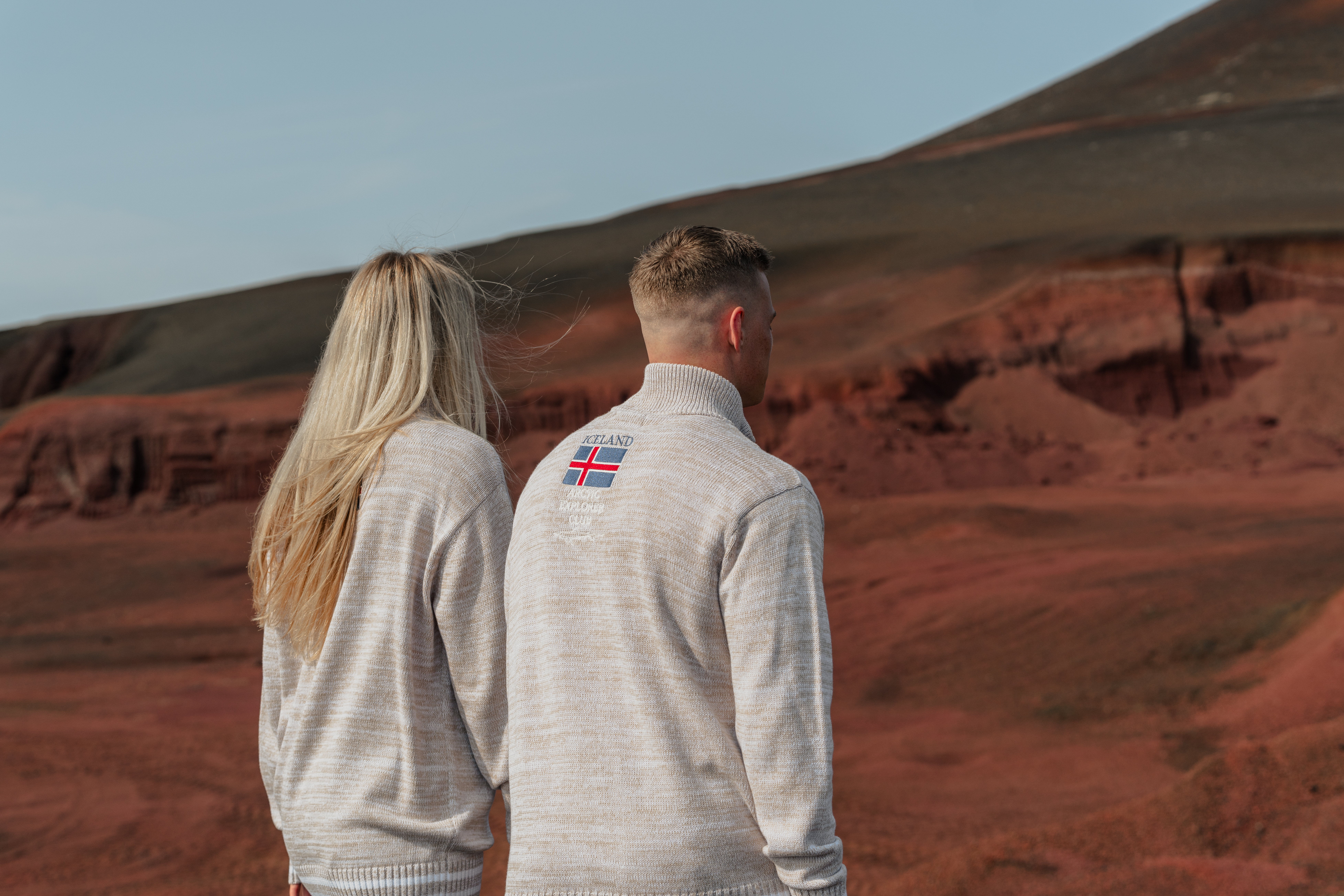 Thor jumper with Icelandic flag