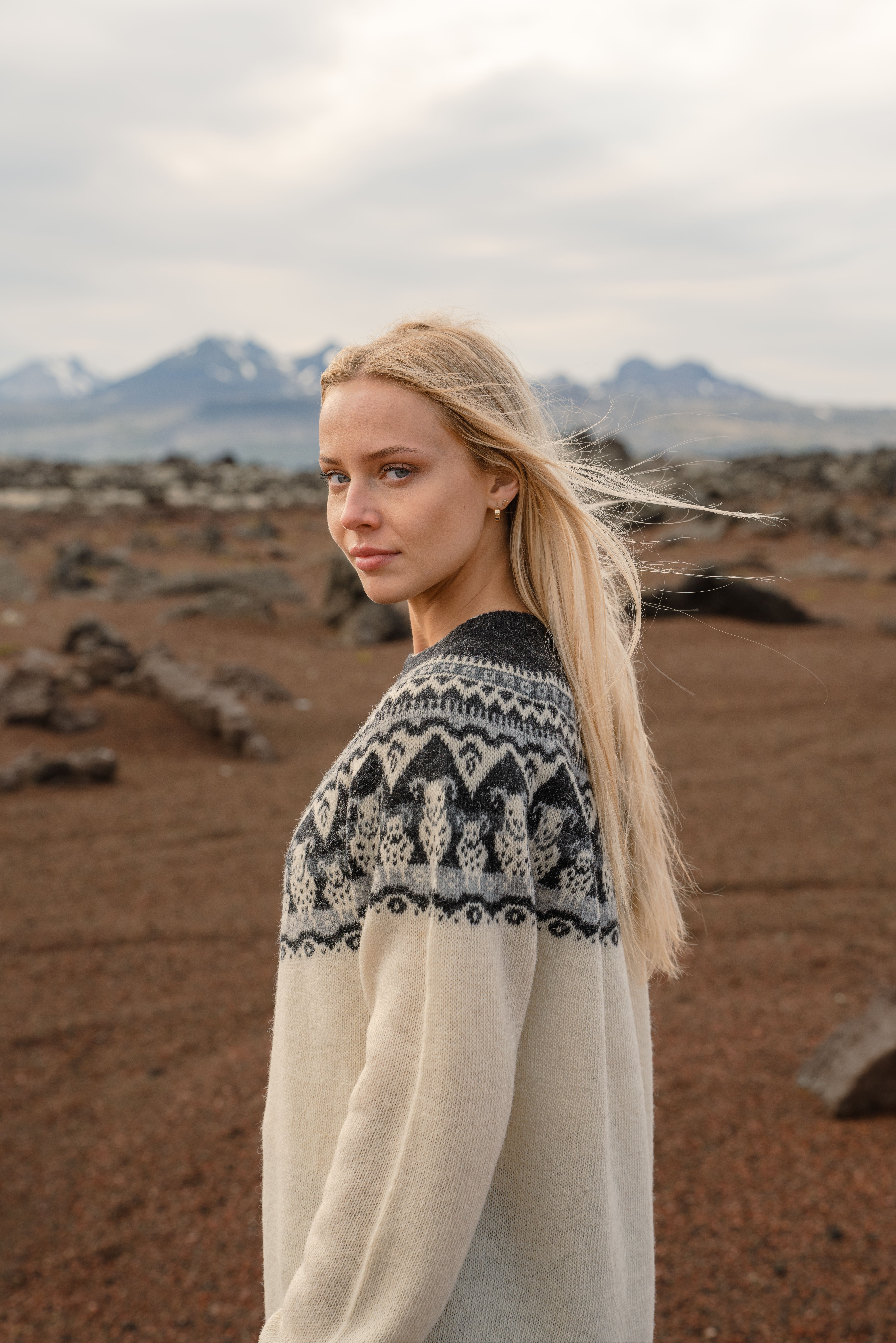 Lukka Pullover aus isländischer Schafswolle Lukka Pullover aus isländischer Schafswolle