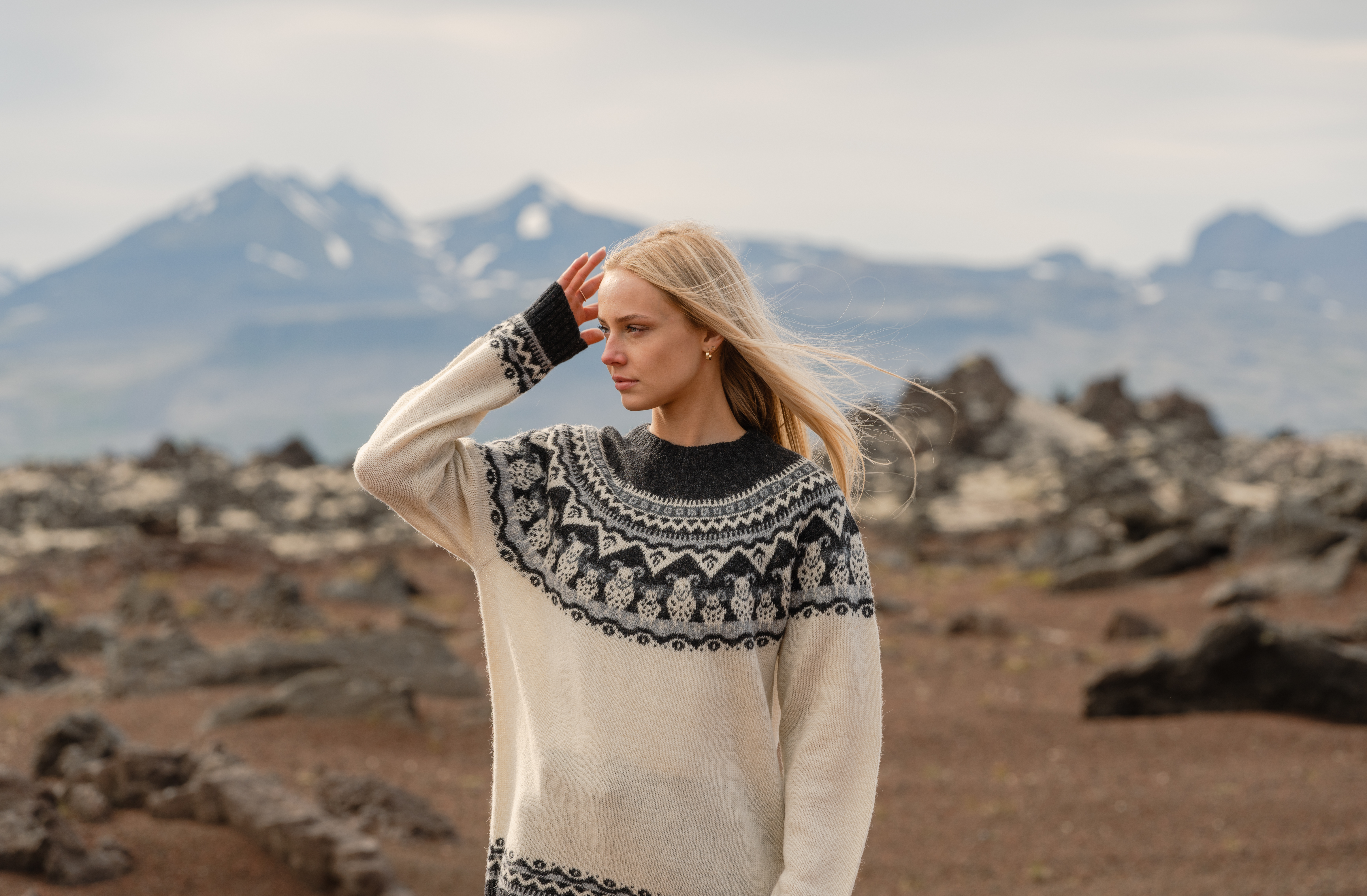 Lukka Pullover aus isländischer Schafswolle Lukka Pullover aus isländischer Schafswolle