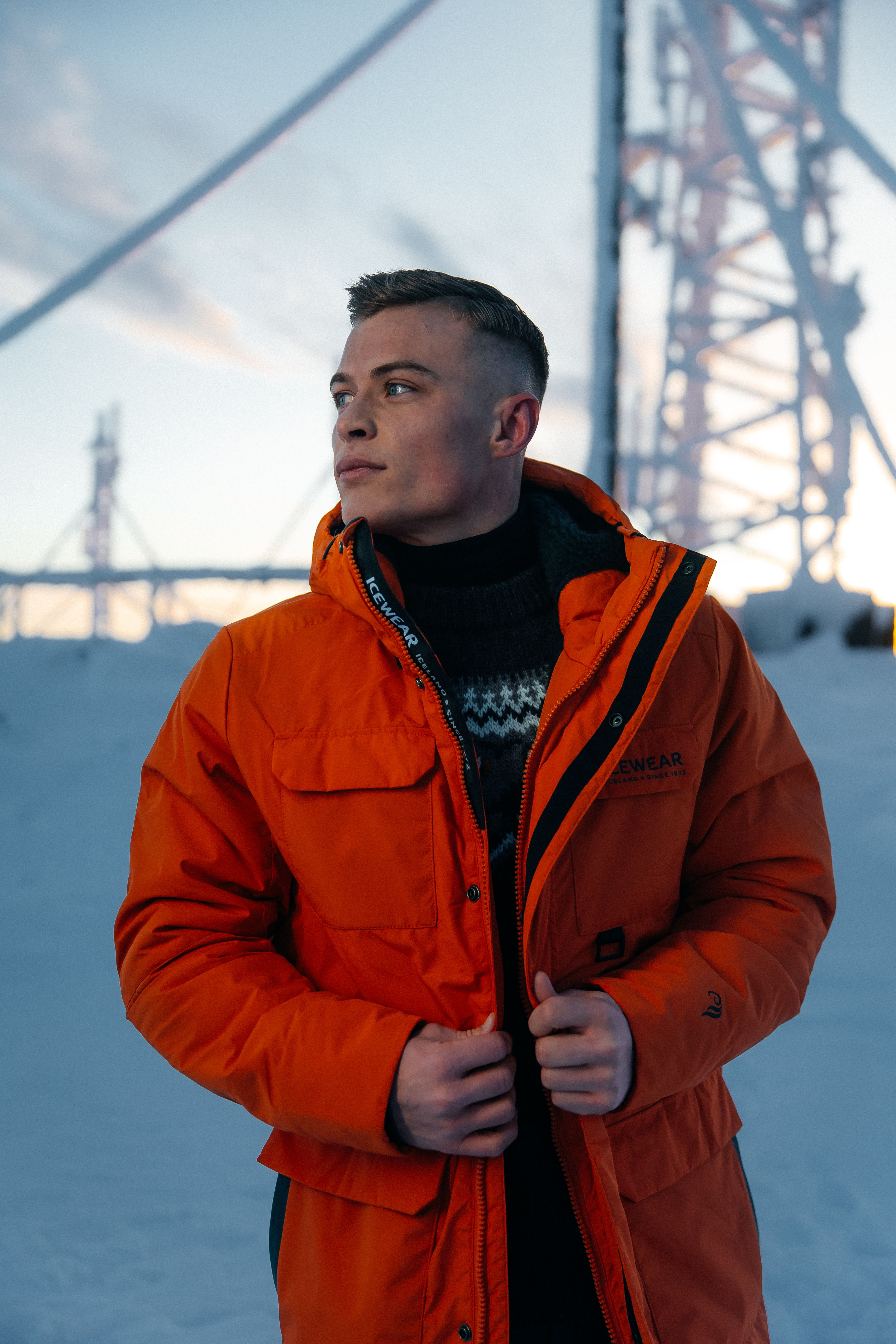 Ódaðahraun men´s parka insluated with wool