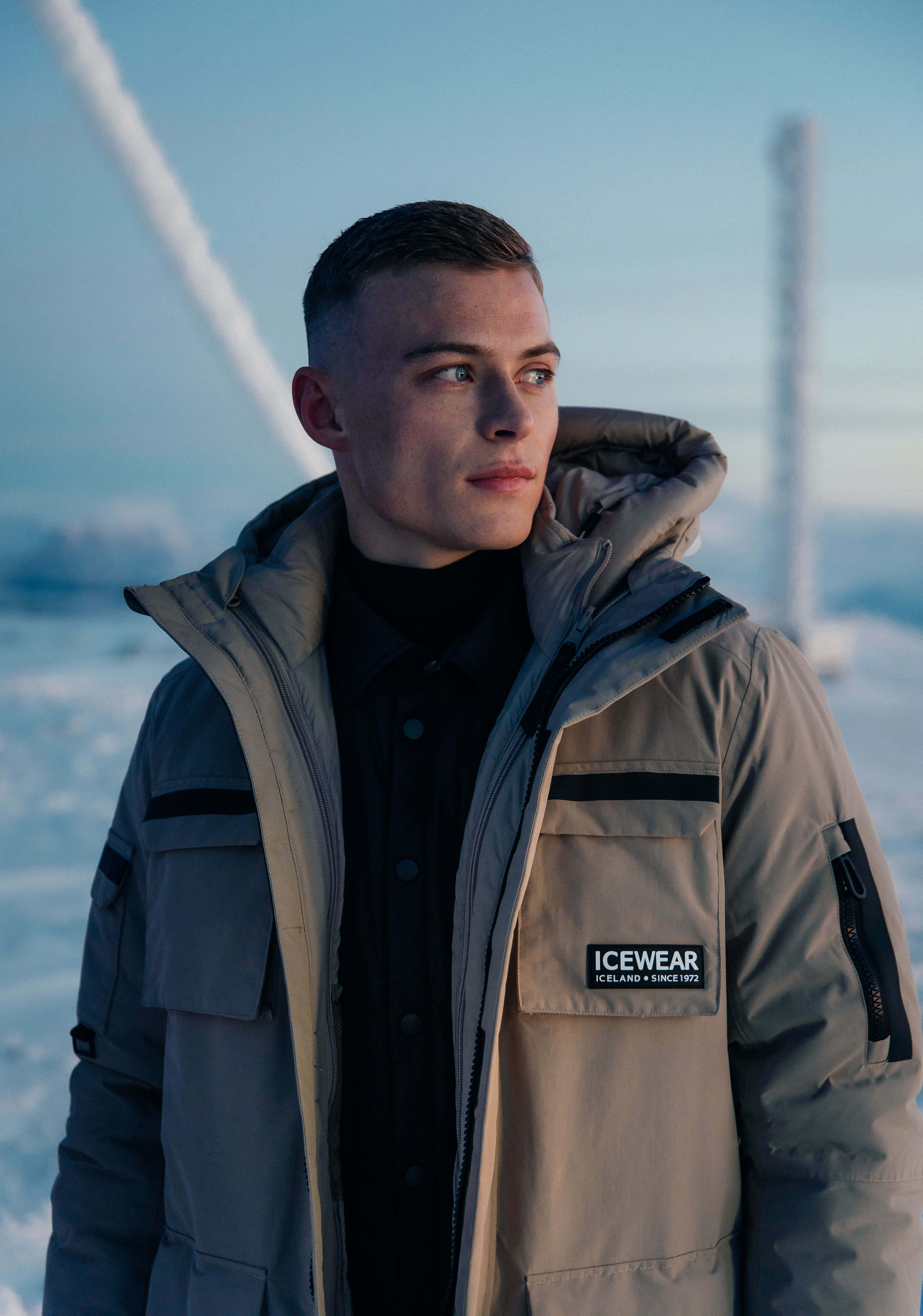 Vatnajökull Men´s Icelandic wool blend coat
