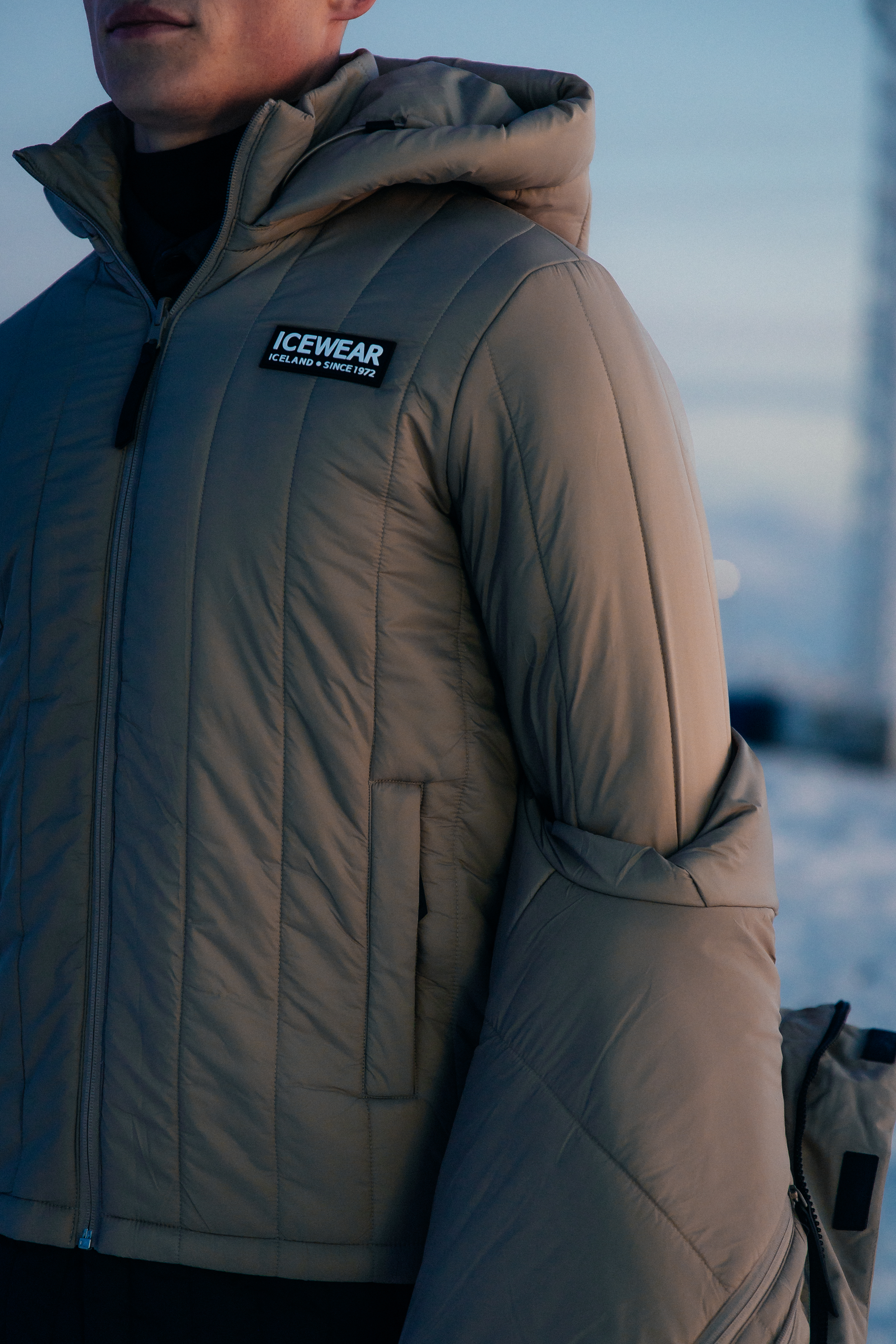 Vatnajökull Men´s Icelandic wool blend coat