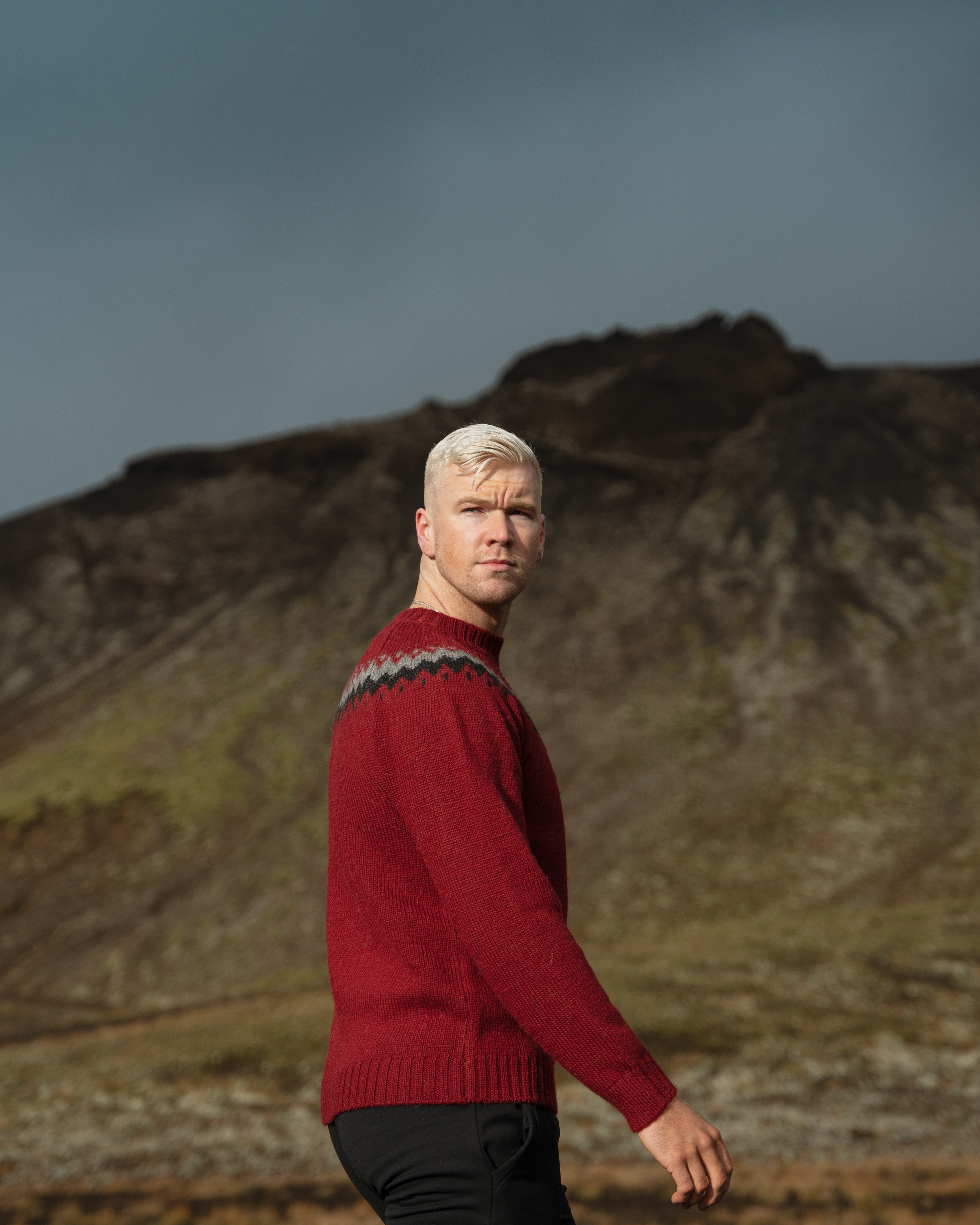 Vík-Wollpullover mit isländischem Design 