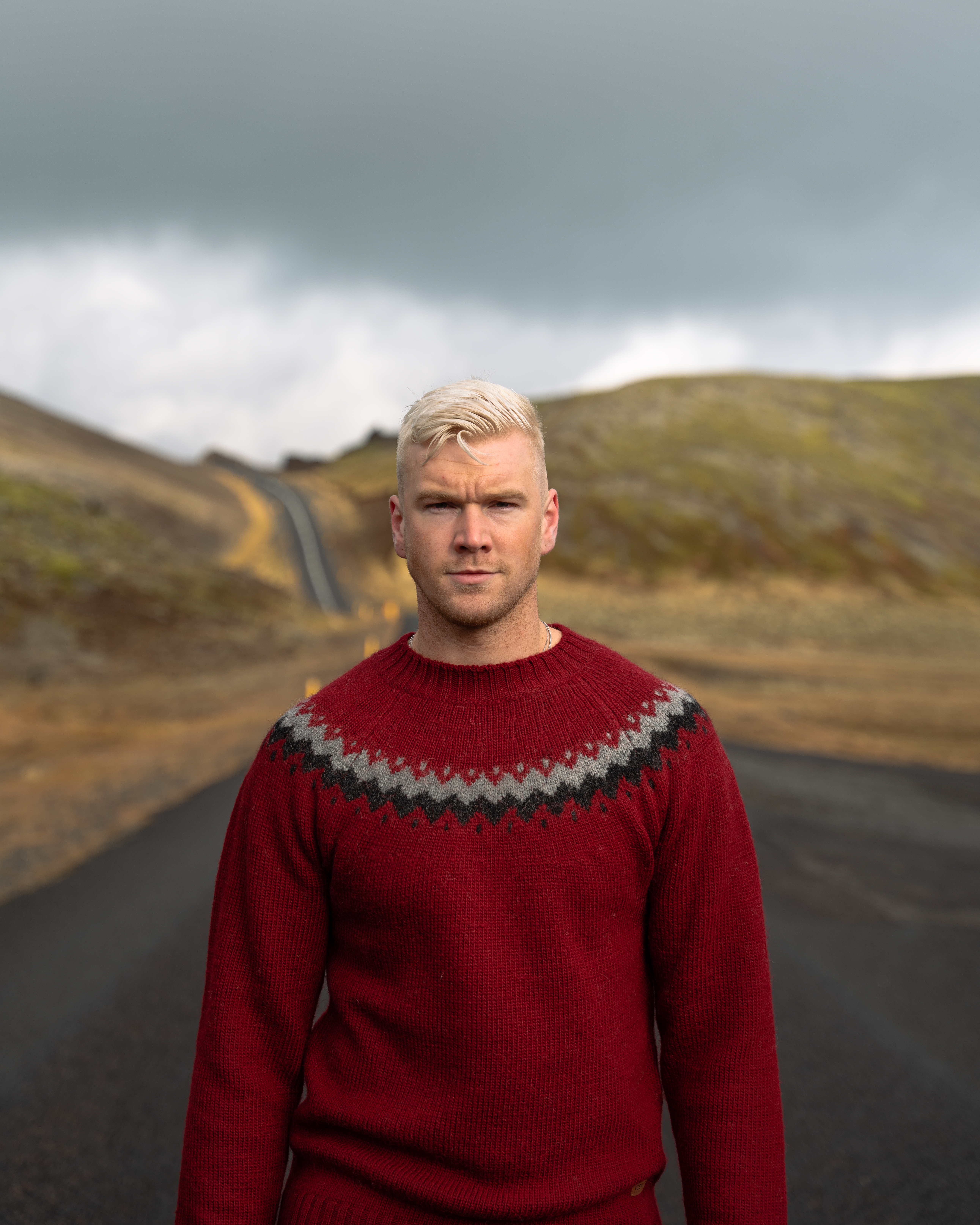 Vík-Wollpullover mit isländischem Design 