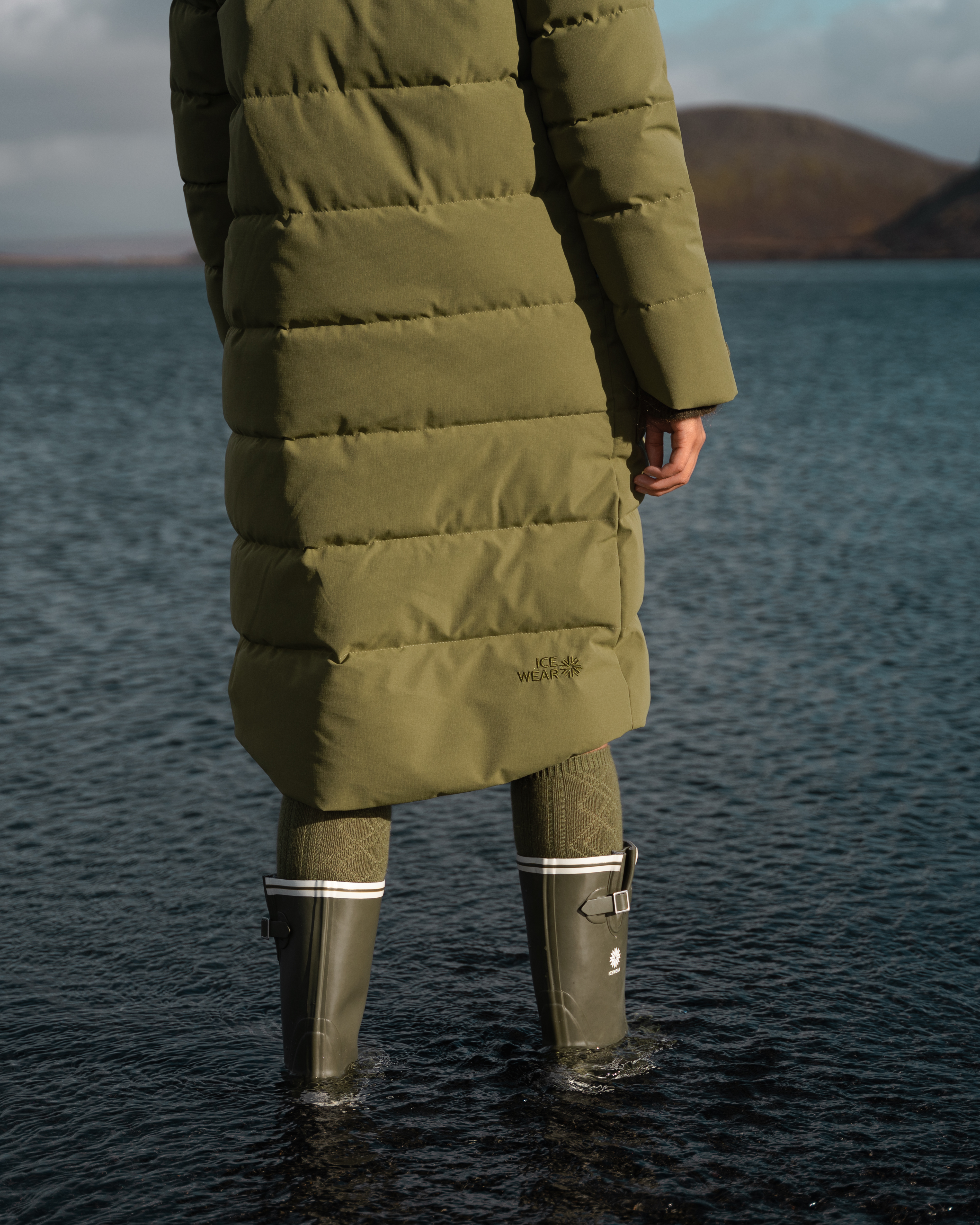 Fönn women´s long parka insulated with Icelandic wool Fönn women´s long parka insulated with Icelandic wool