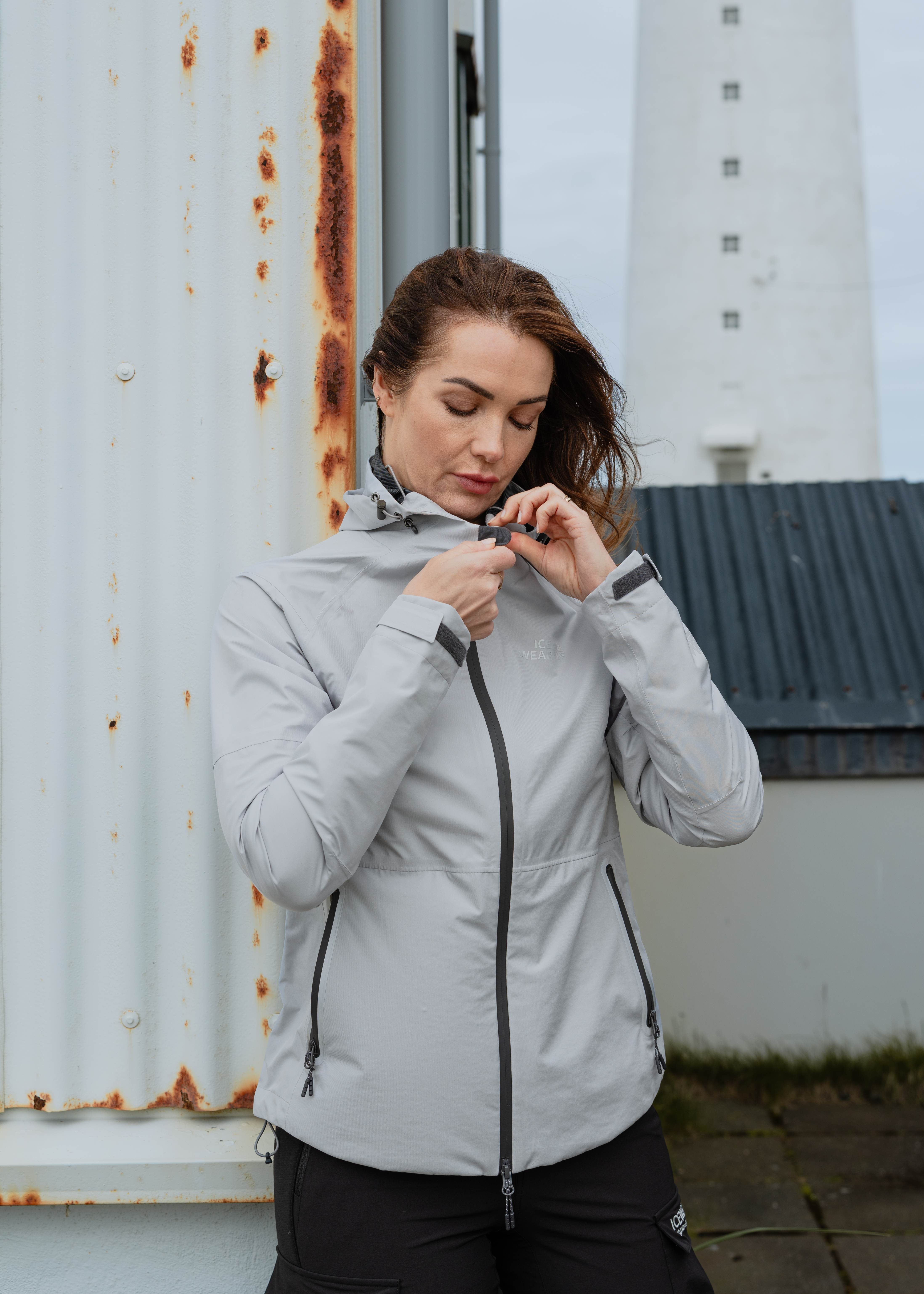 Mia veste imperméable à l'eau avec deux couches