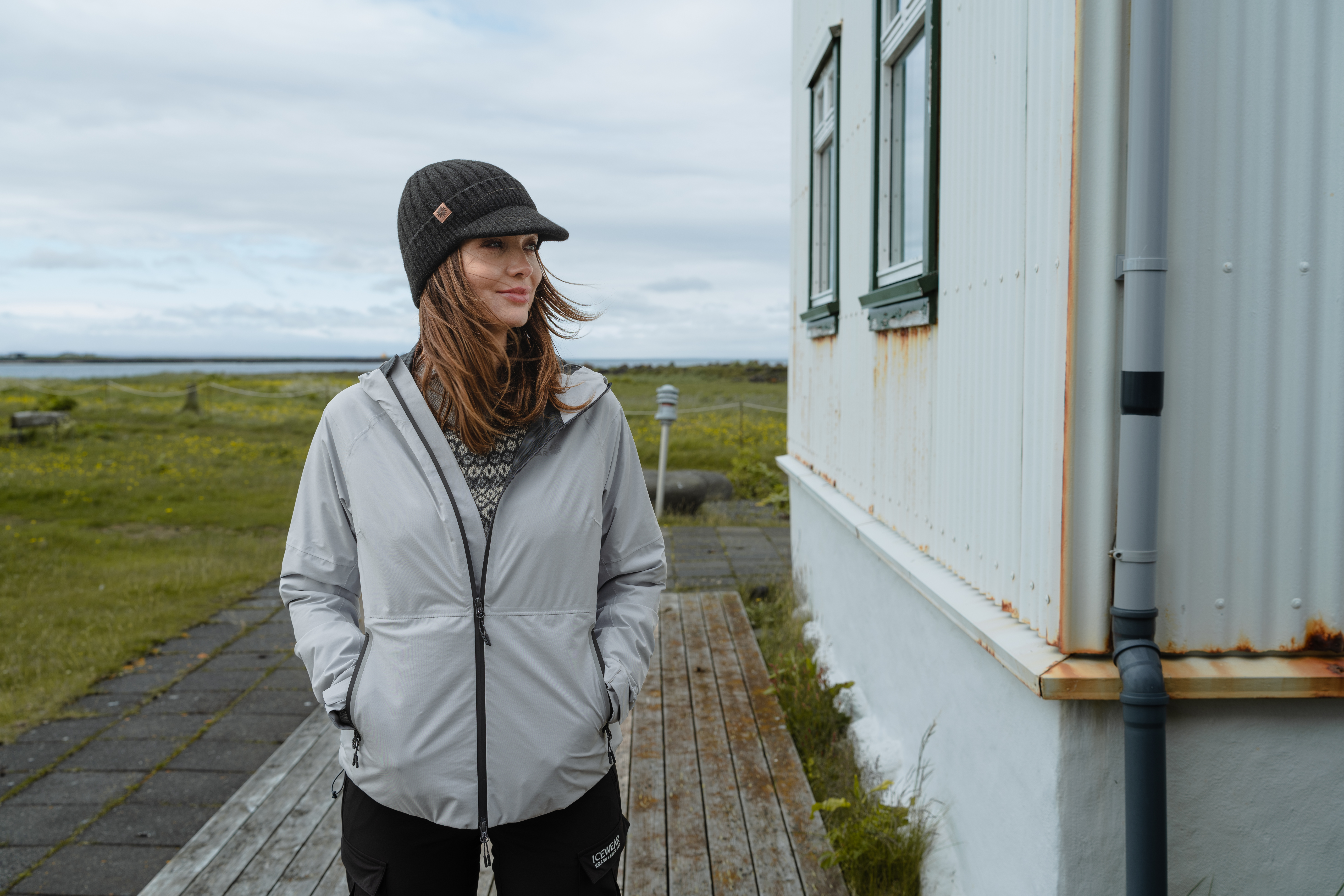 Mia veste imperméable à l'eau avec deux couches