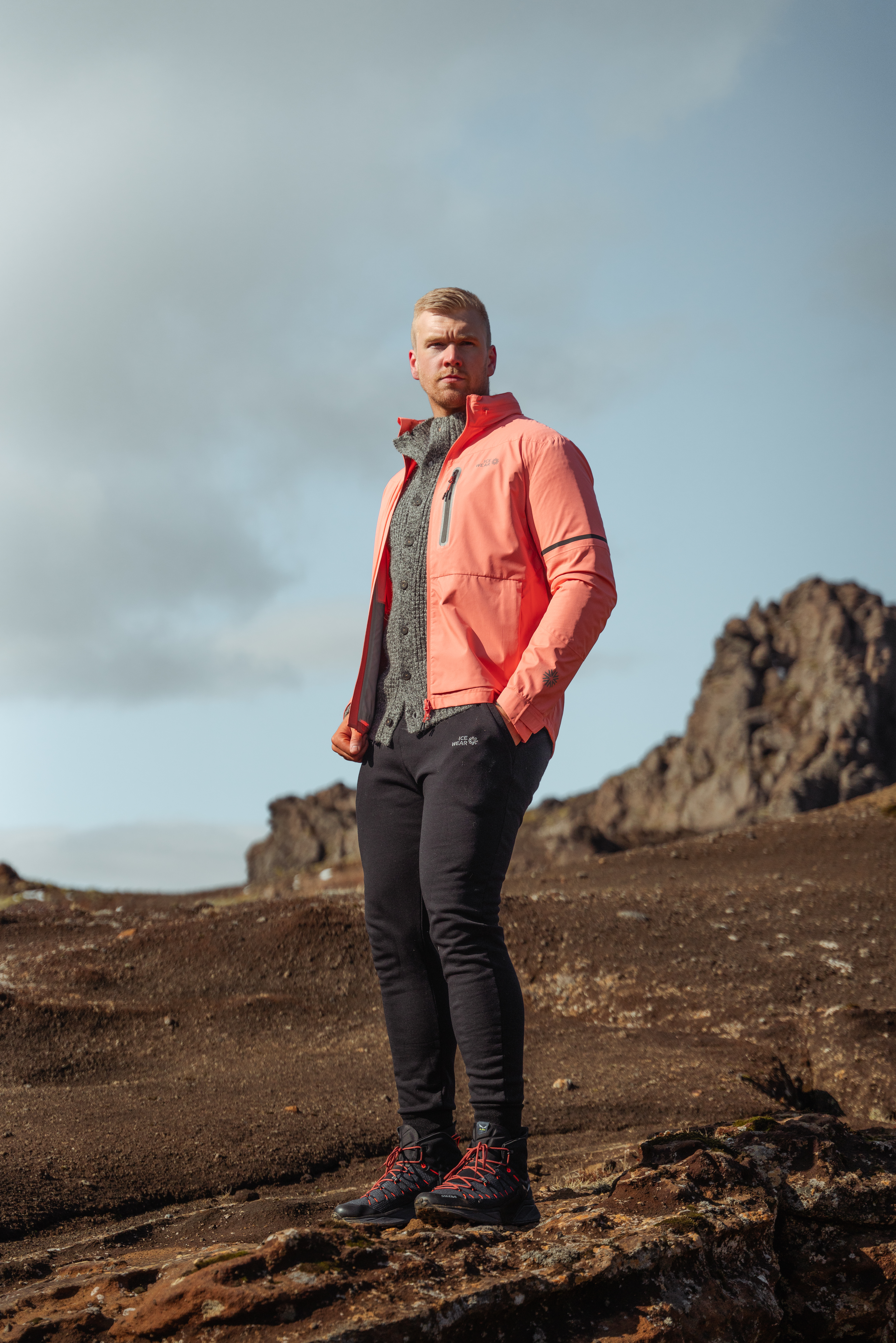 Skógafoss veste de pluie pour homme