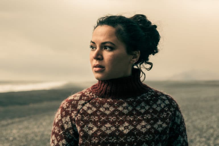 Aldís, the woman who plays in the shows