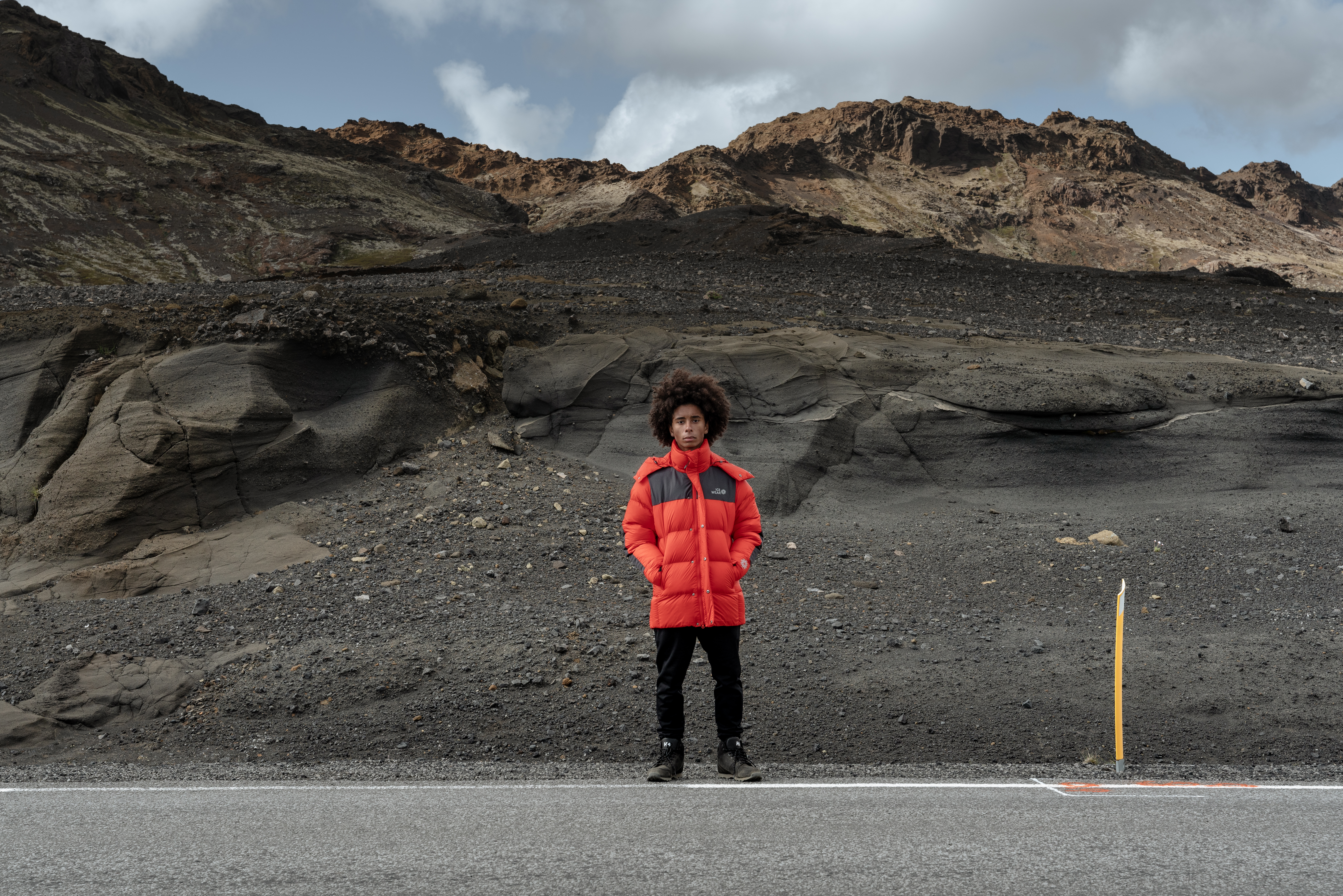 Funi Windproof puffer jacket for Iceland