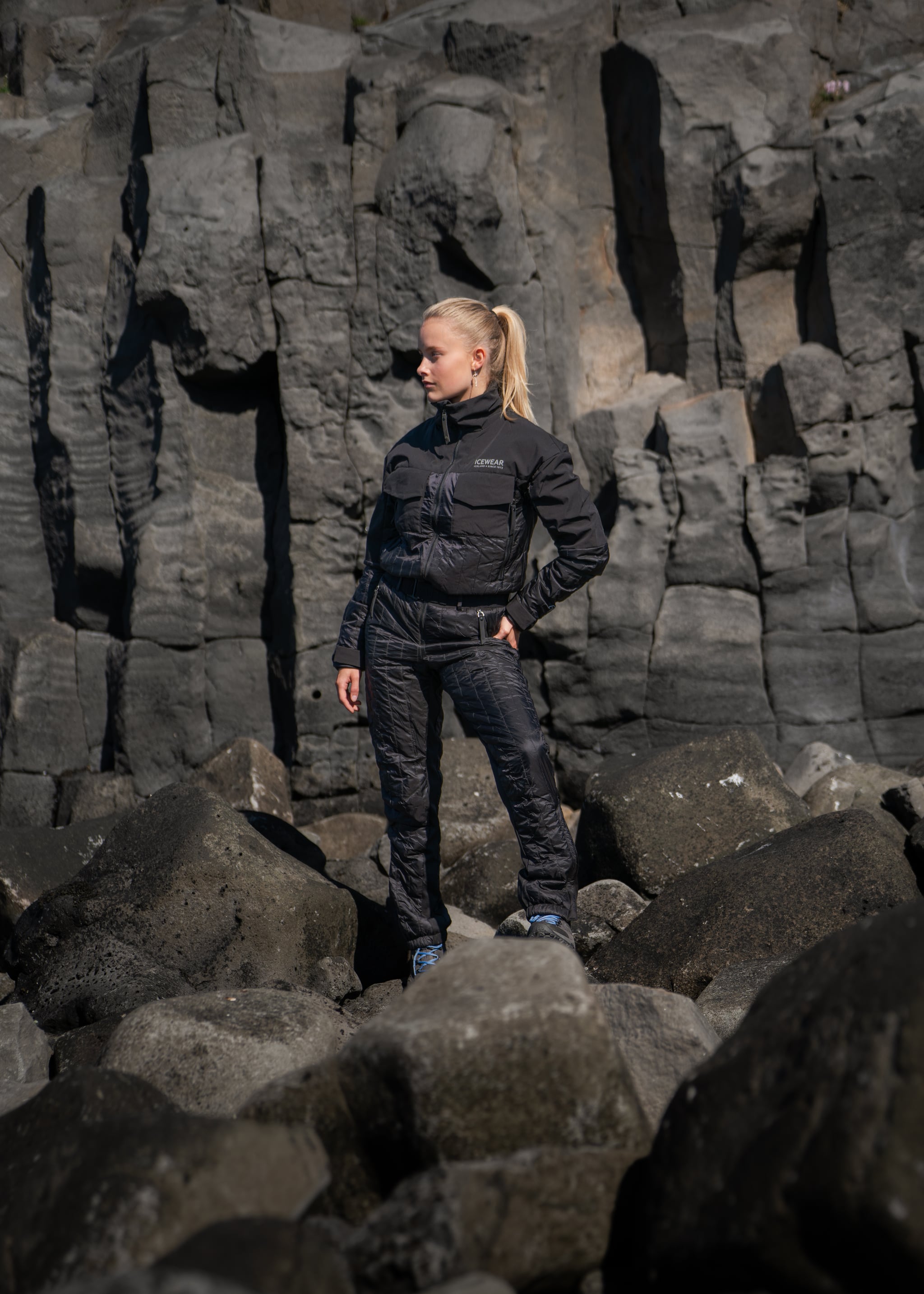 BlackSheep onepiece ski suit with Icelandic wool