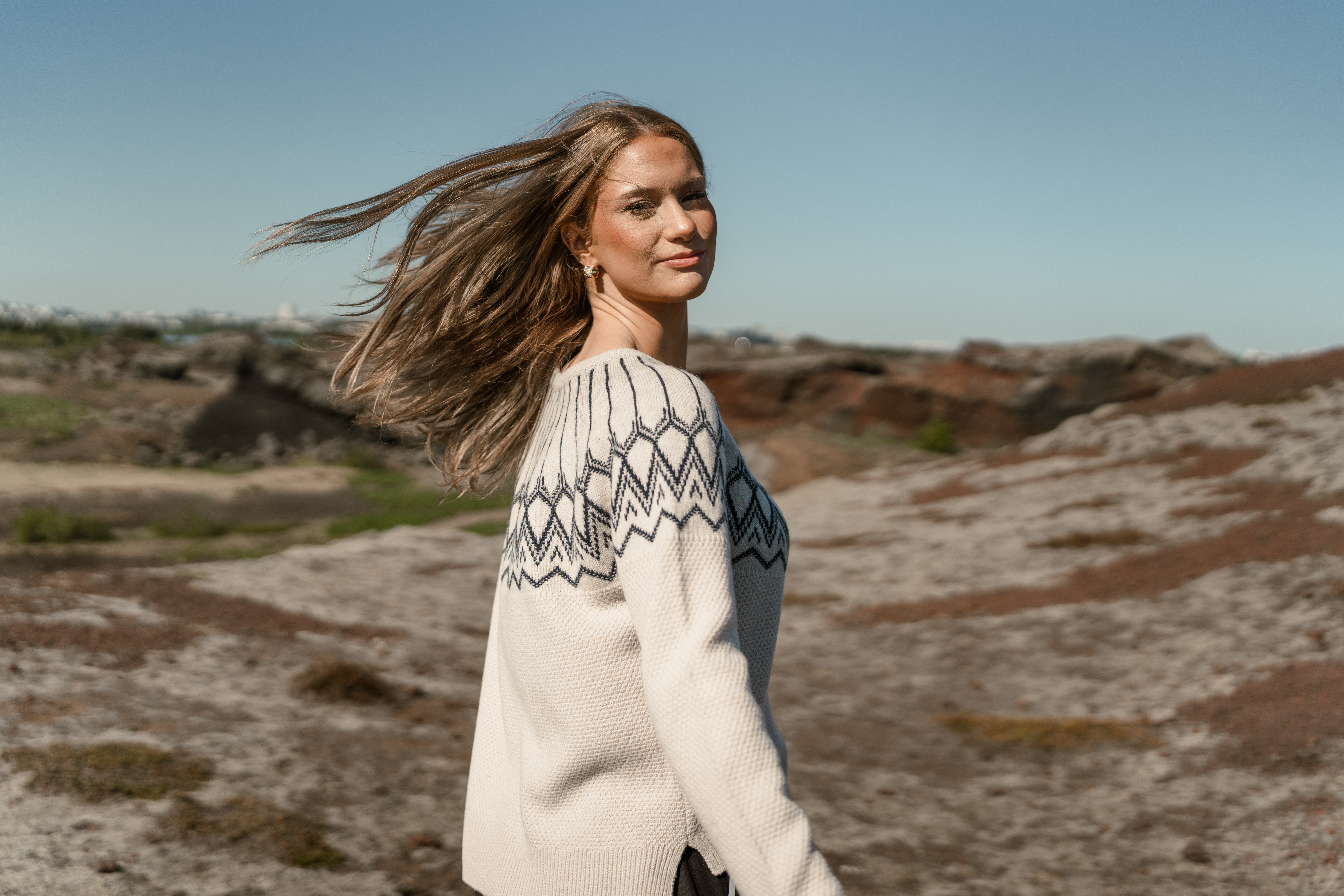 Skaftafell Nordic design merino sweater