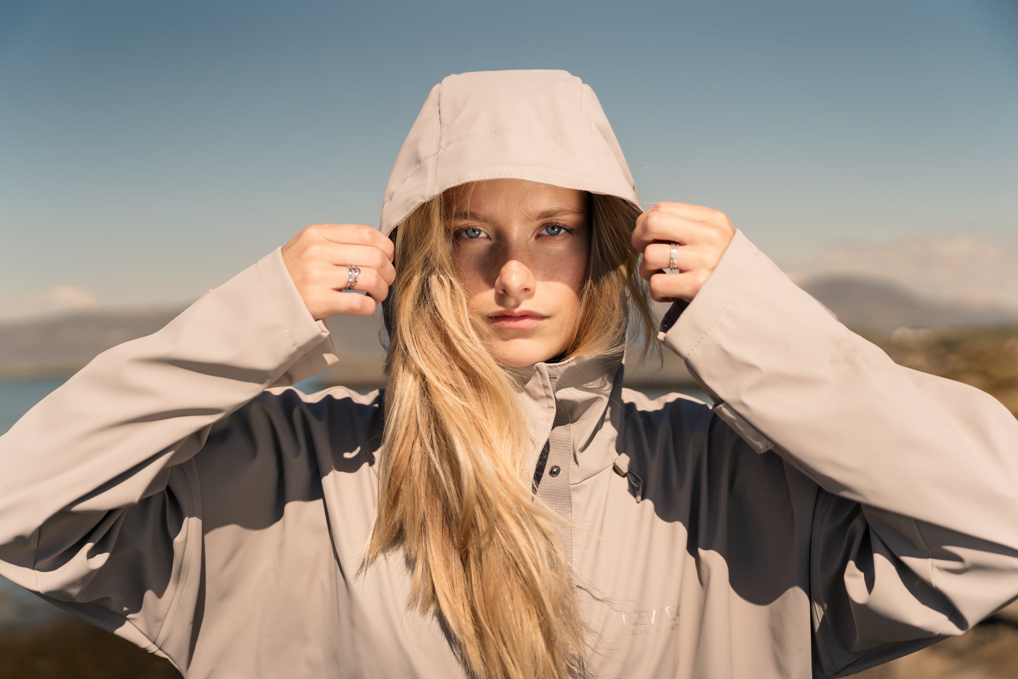 Vatnsdalur long hooded rain jacket