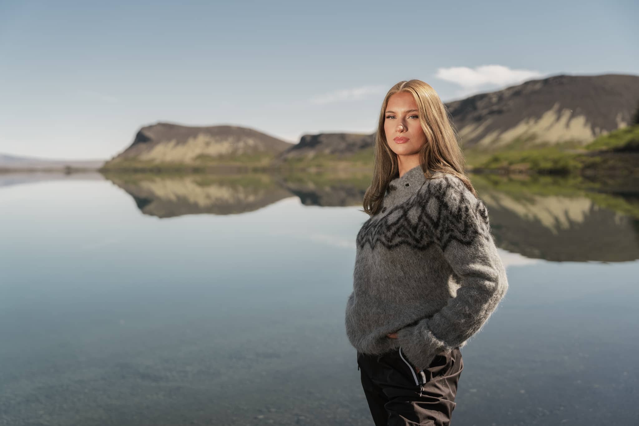 Norrænar peysur fyrir konur