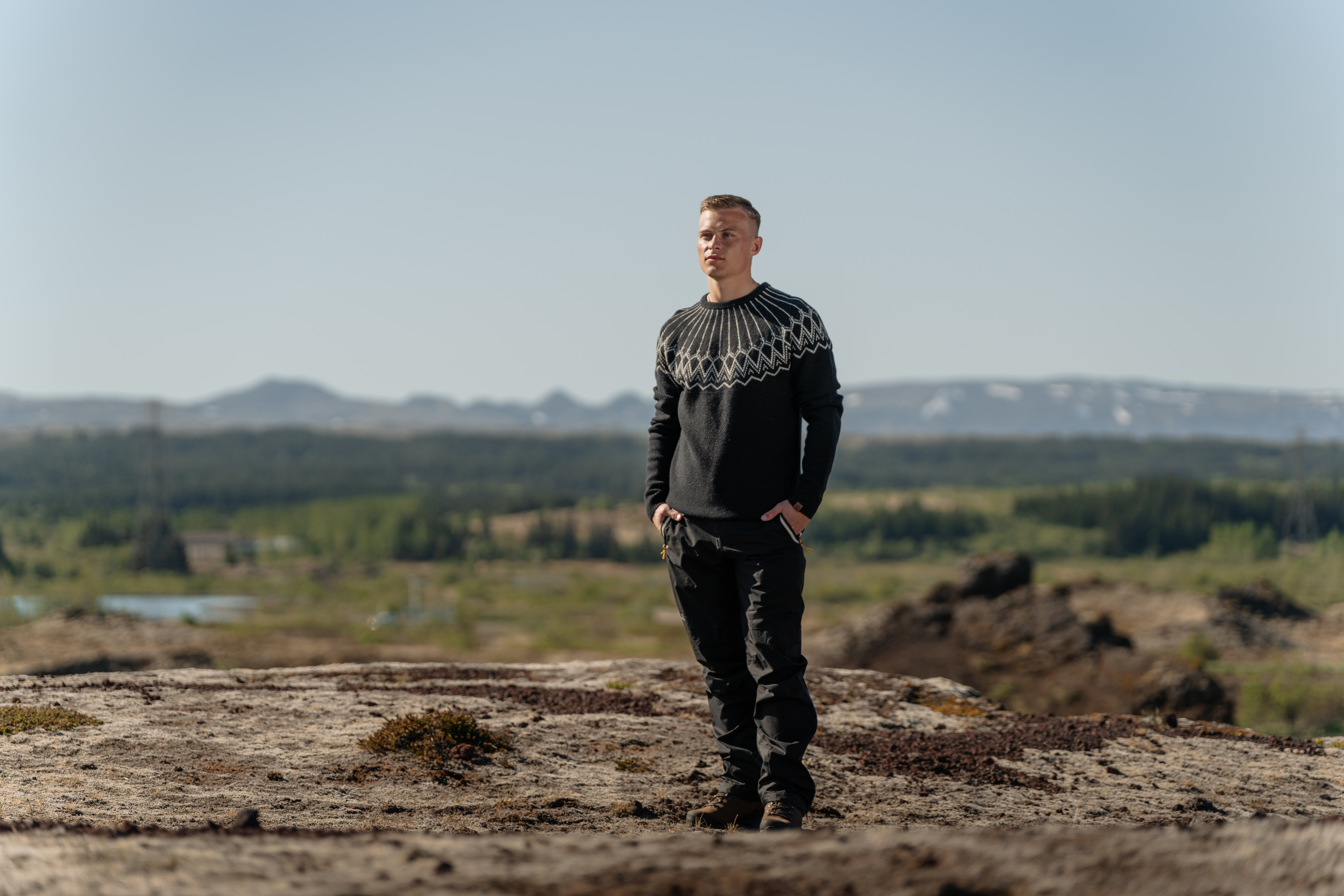 Skaftafell Merinopullover im nordischen Design