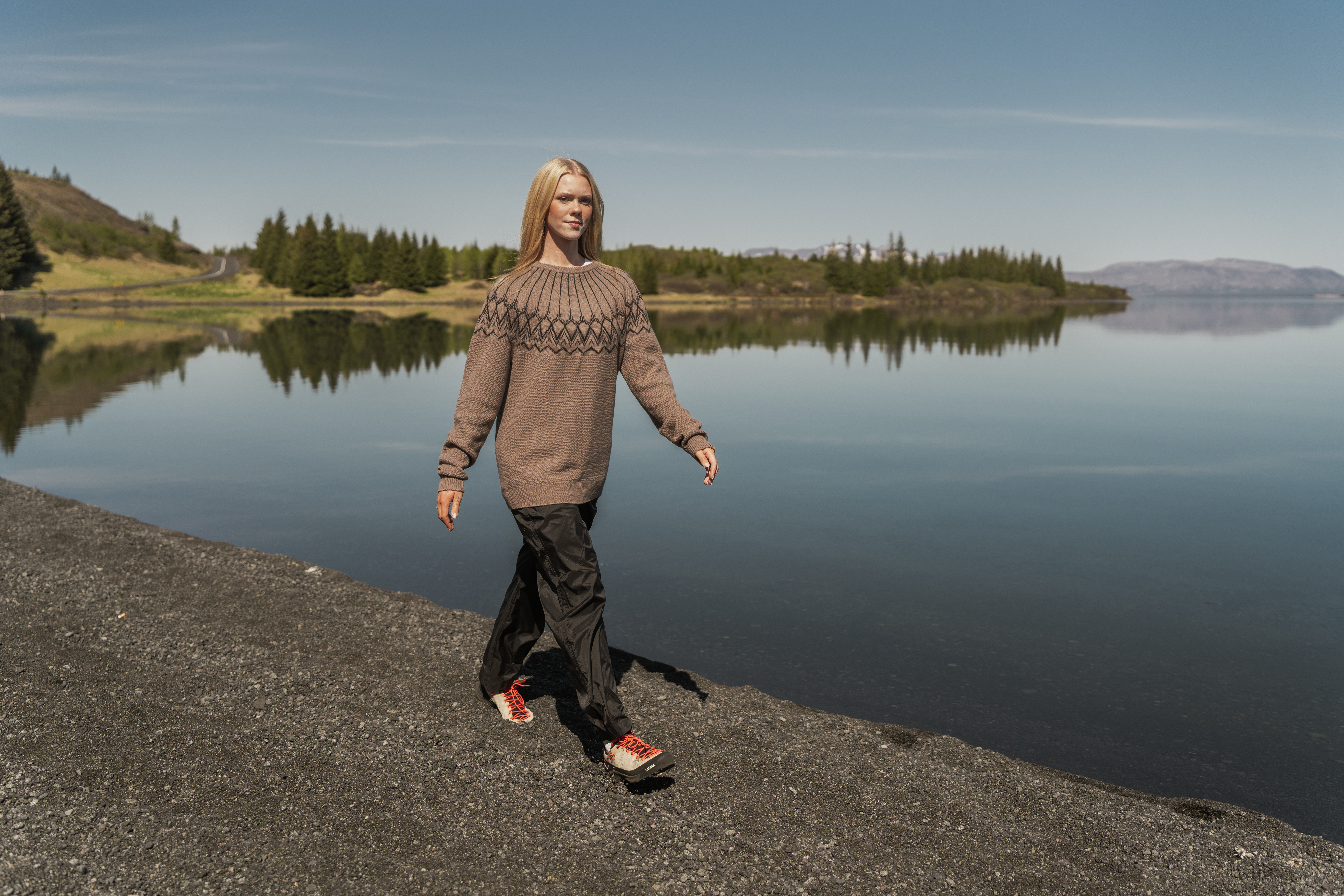 Skaftafell Merinopullover im nordischen Design