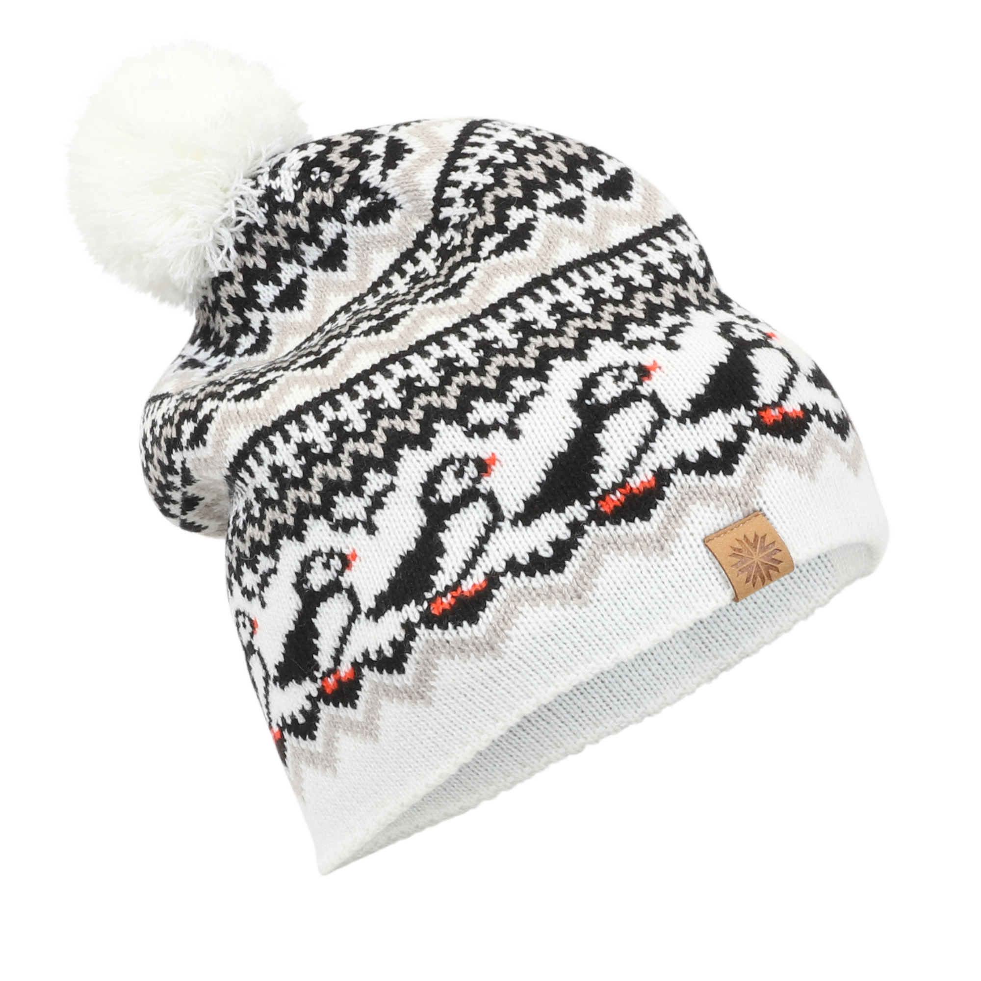Lundaklettur bonnet à motif macareux