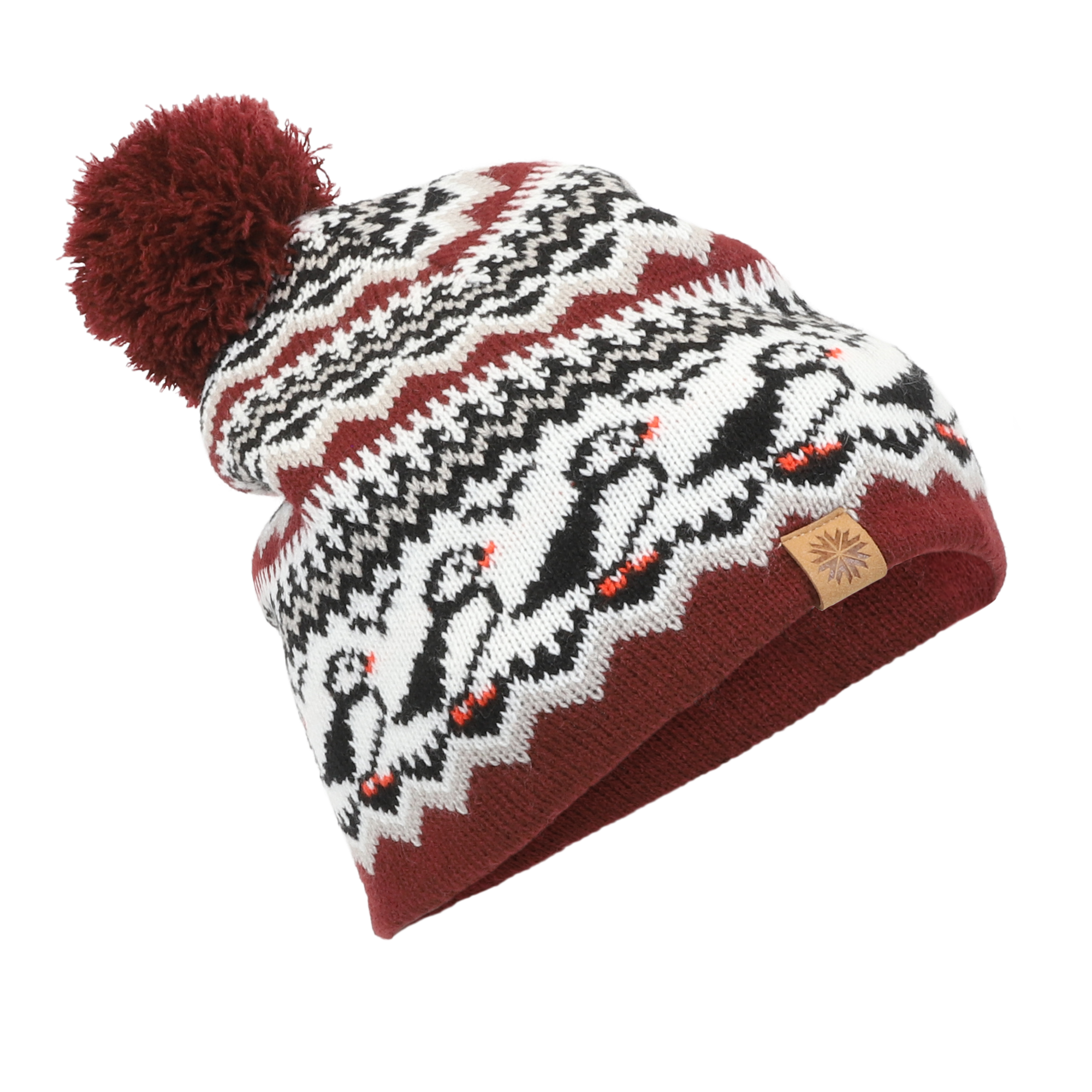 Lundaklettur bonnet à motif macareux