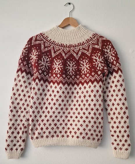 Ef-Ég-Nenni christmas sweater knitting pattern Ef-Ég-Nenni christmas sweater knitting pattern