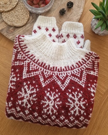 Ef-Ég-Nenni christmas sweater knitting pattern Ef-Ég-Nenni christmas sweater knitting pattern