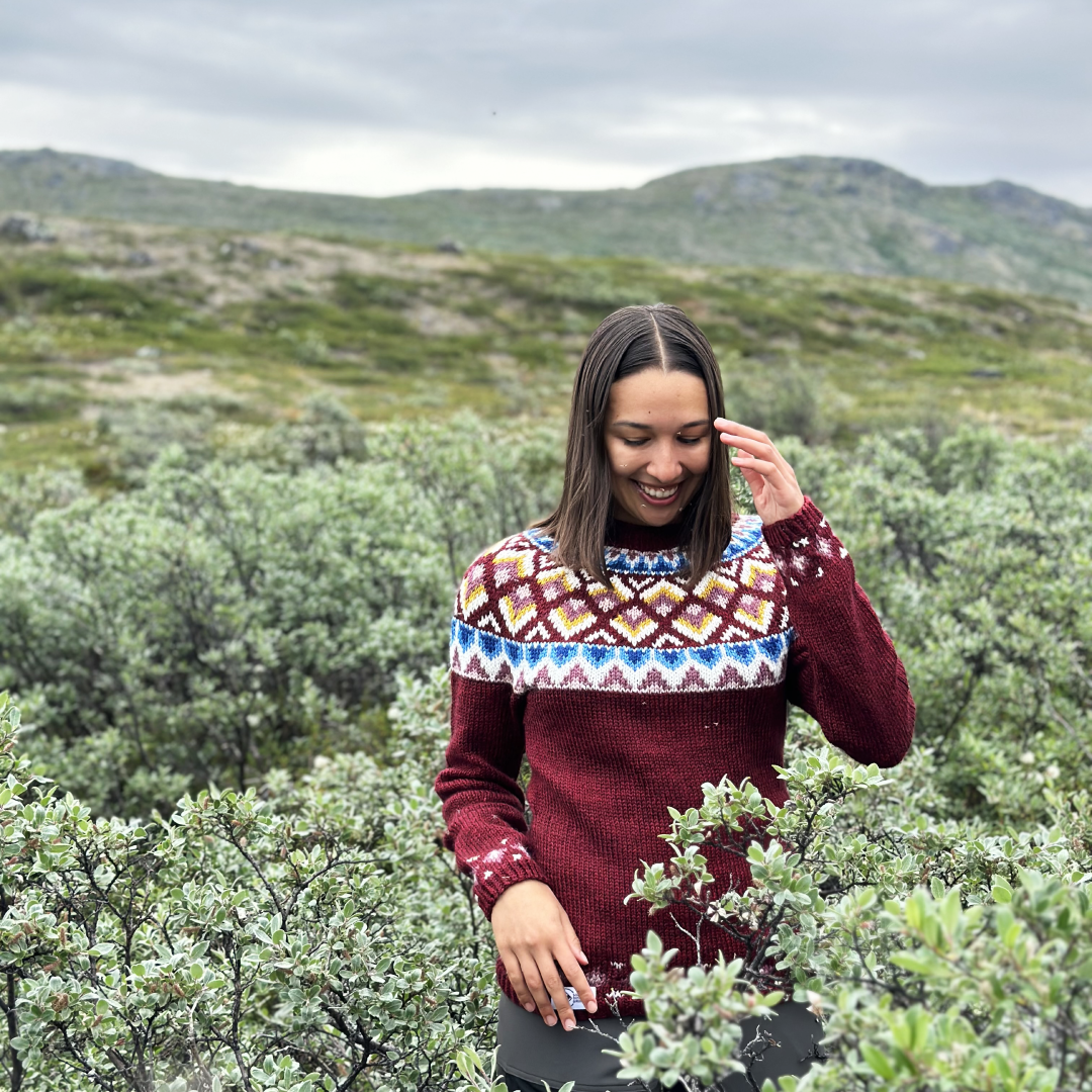 Maalia fullorðins peysa prjónauppskrift
