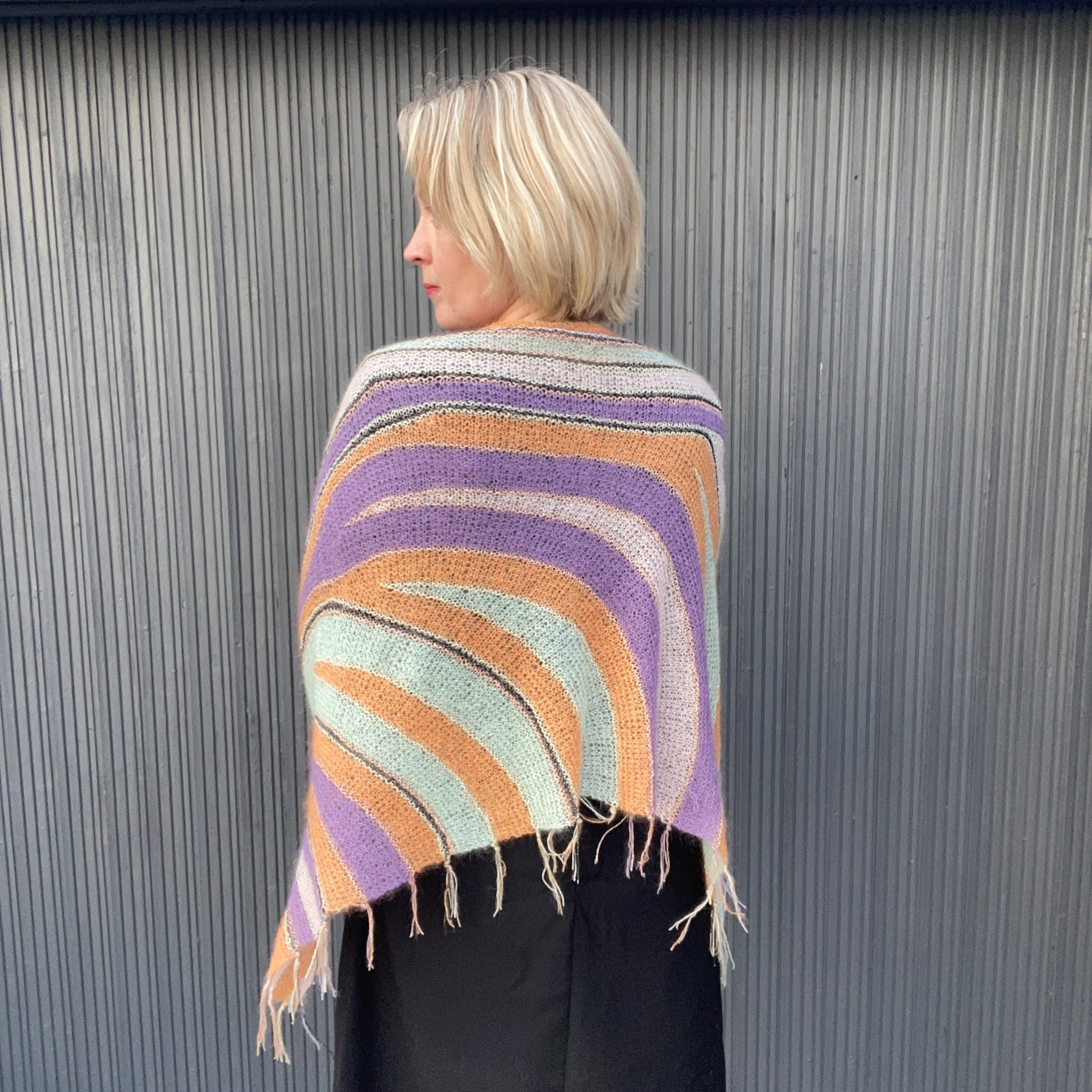 Dragonflywing shawl knitting pattern