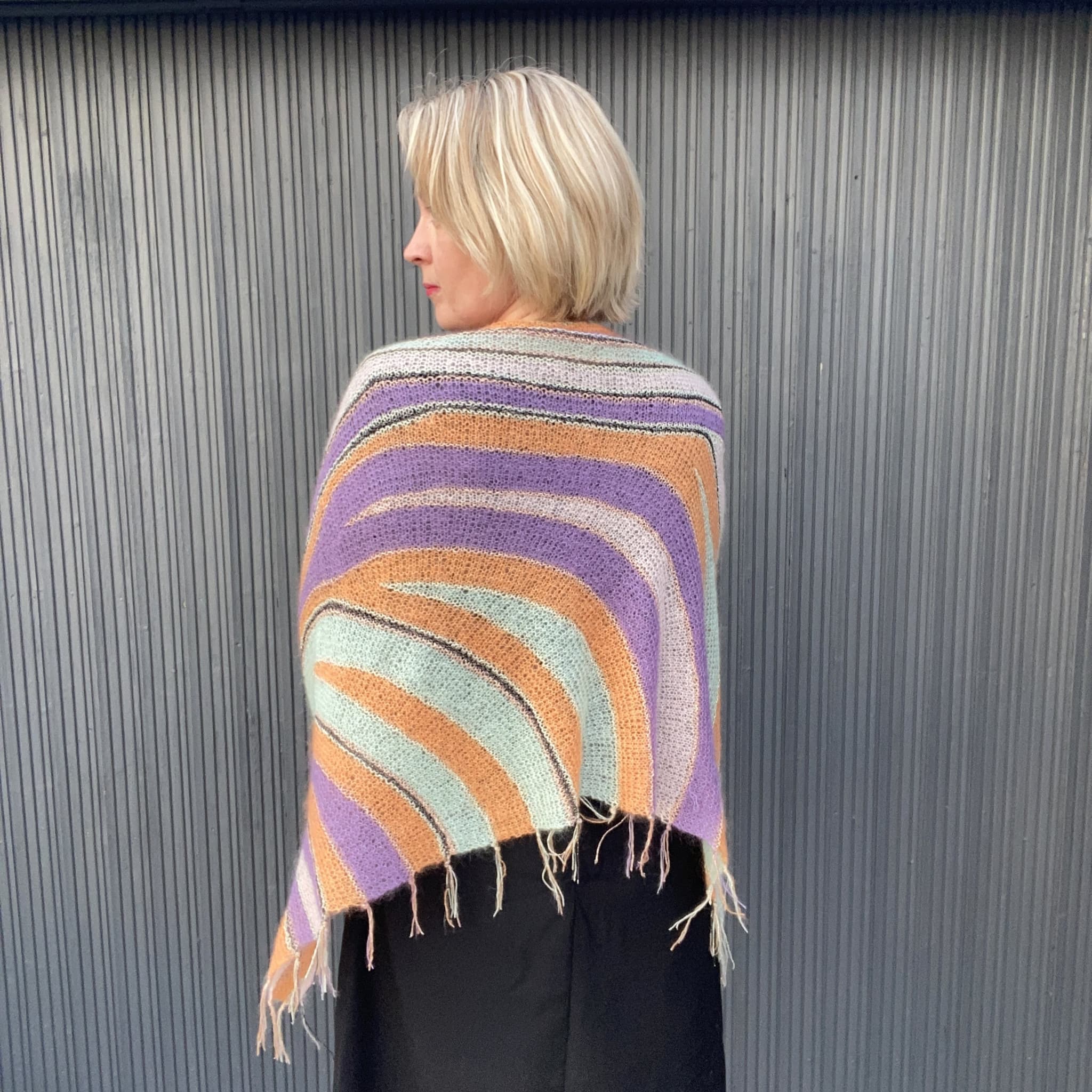 Dragonflywing shawl knitting pattern