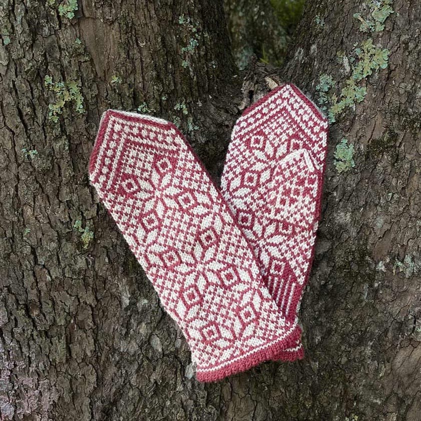 Frón womens mittens knitting pattern