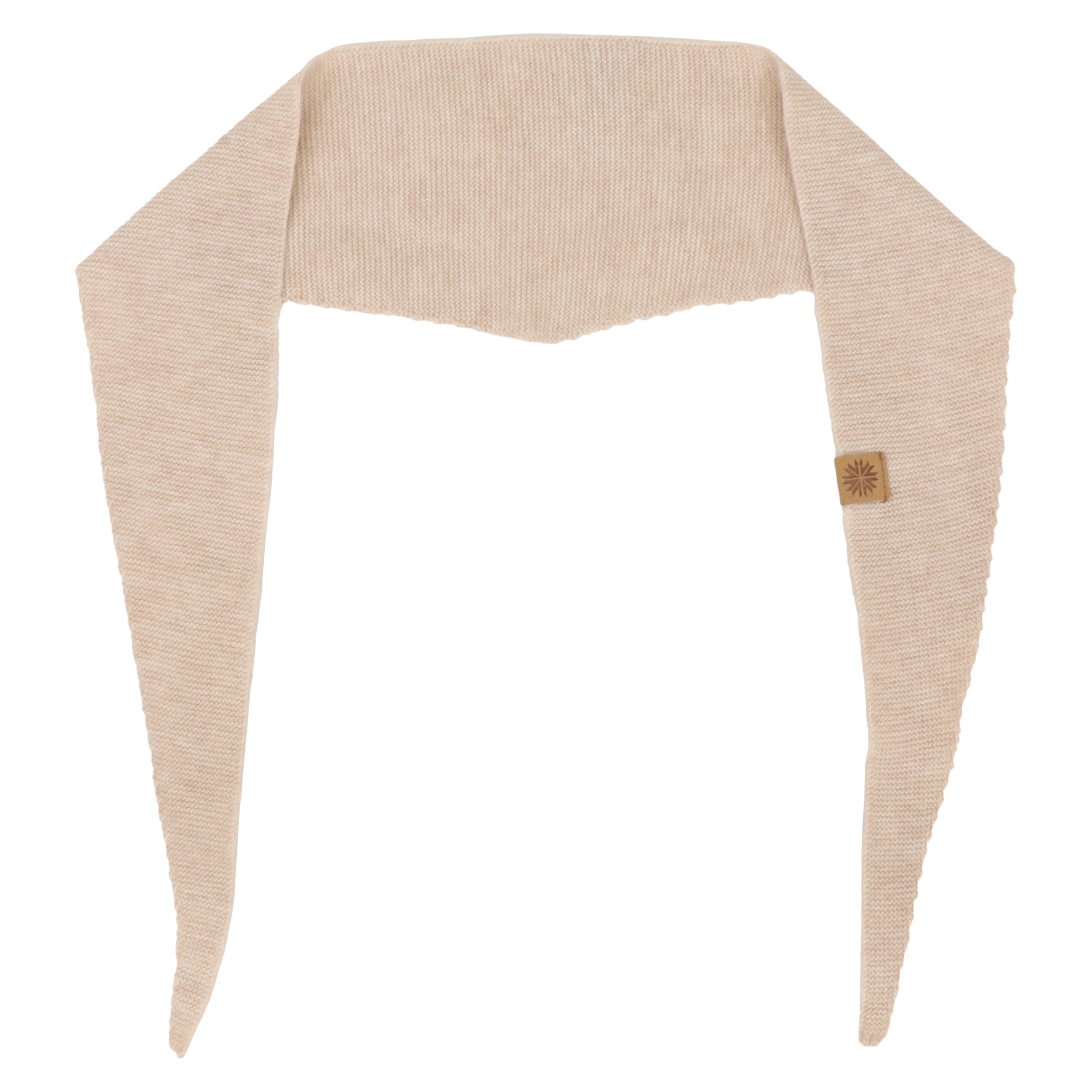 Bergshylur triangular merino blend scarf