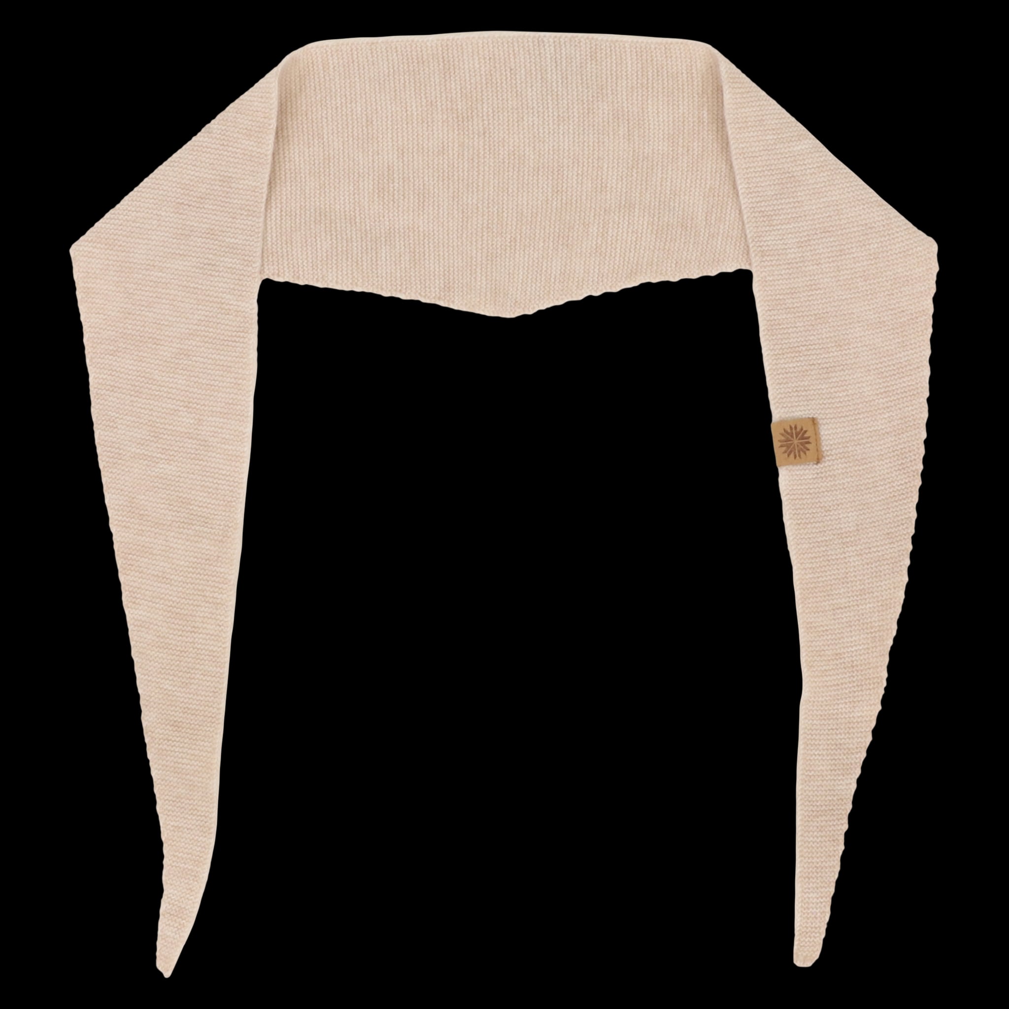 Bergshylur triangular merino blend scarf