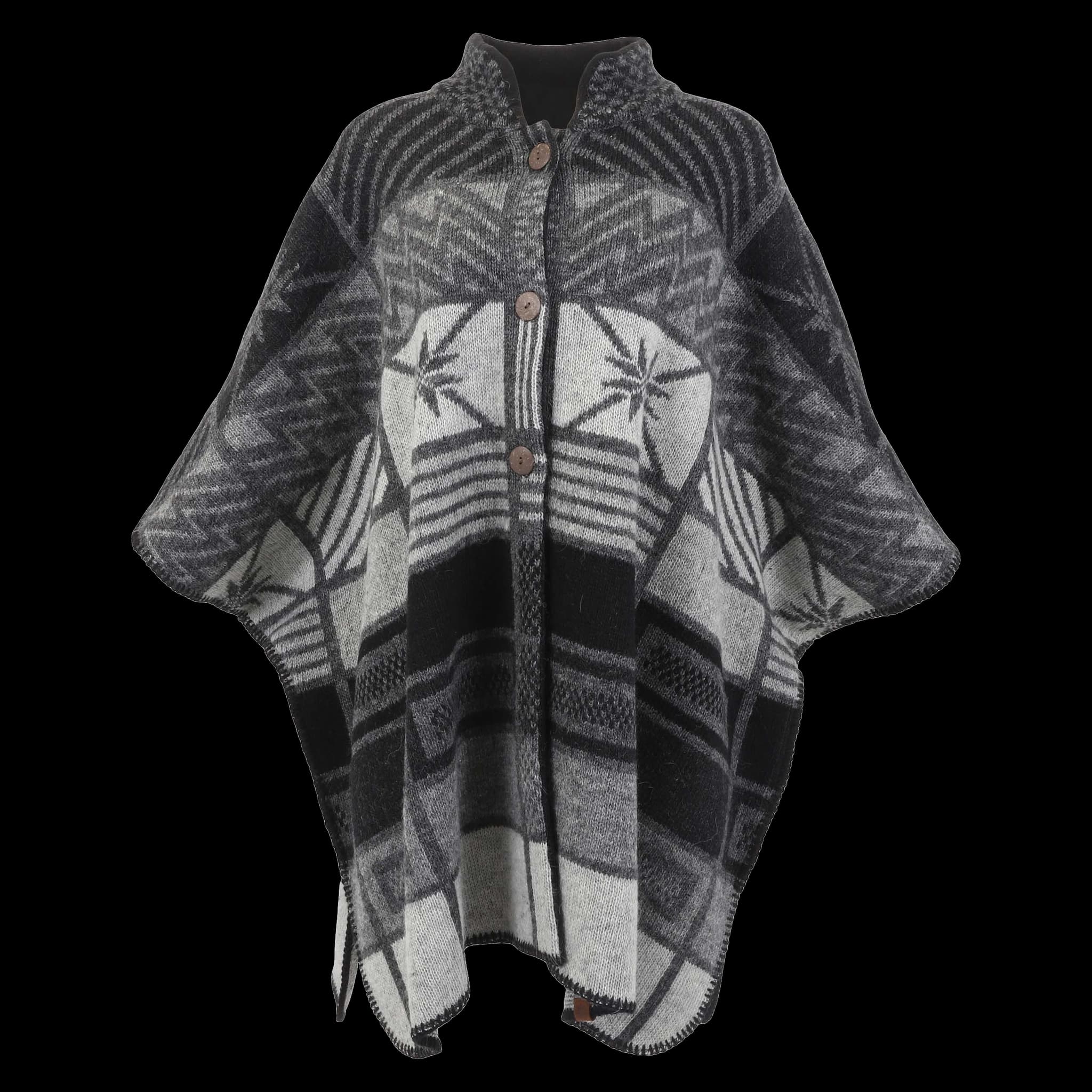 Poncho en laine islandaise Ása