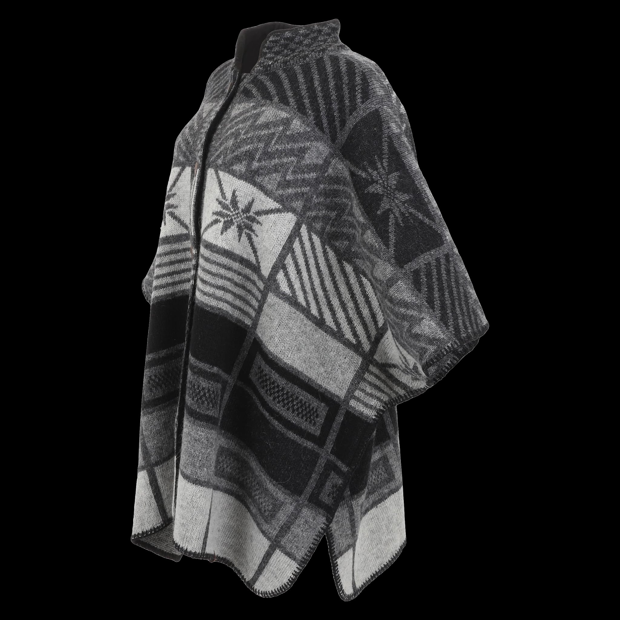 Poncho en laine islandaise Ása
