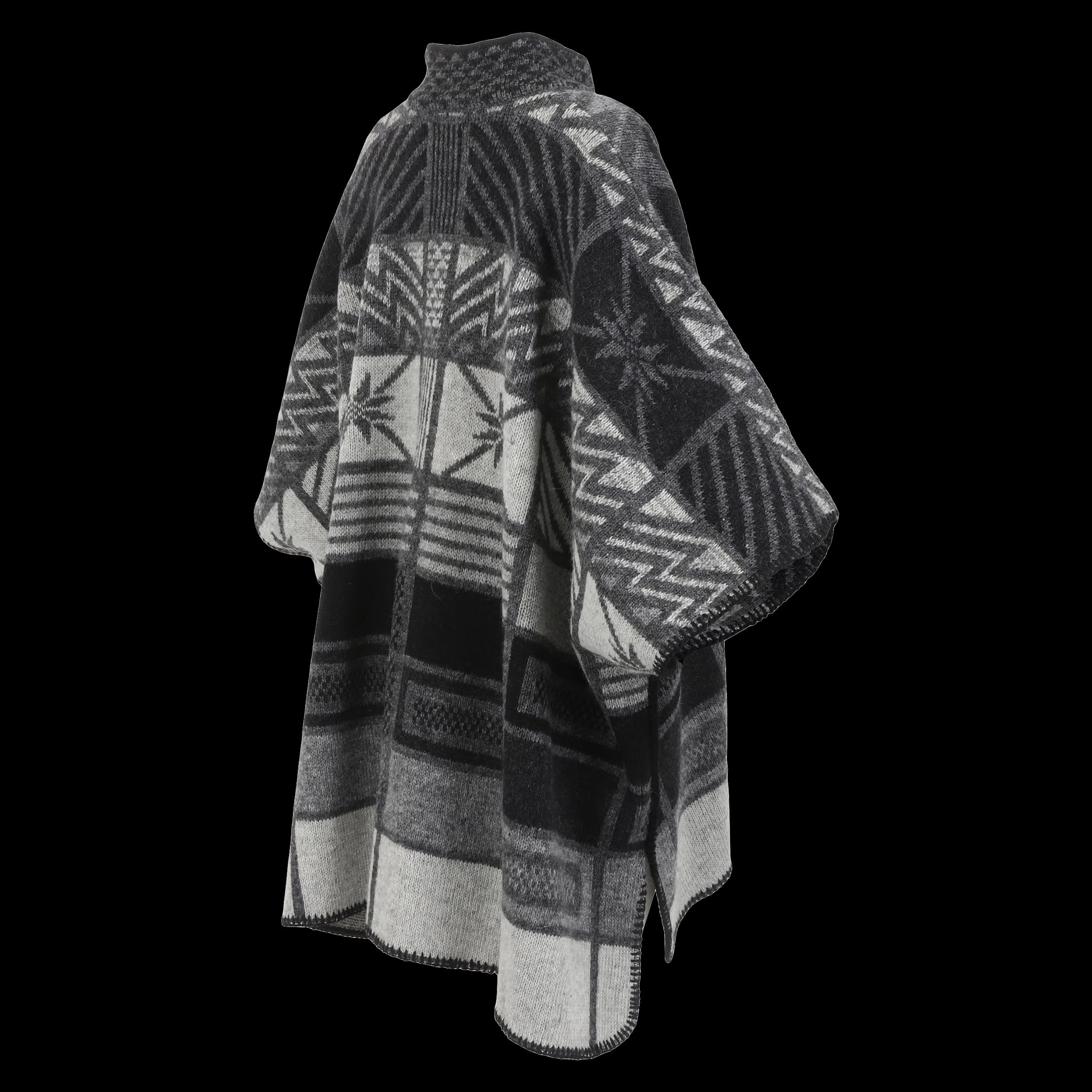Poncho en laine islandaise Ása
