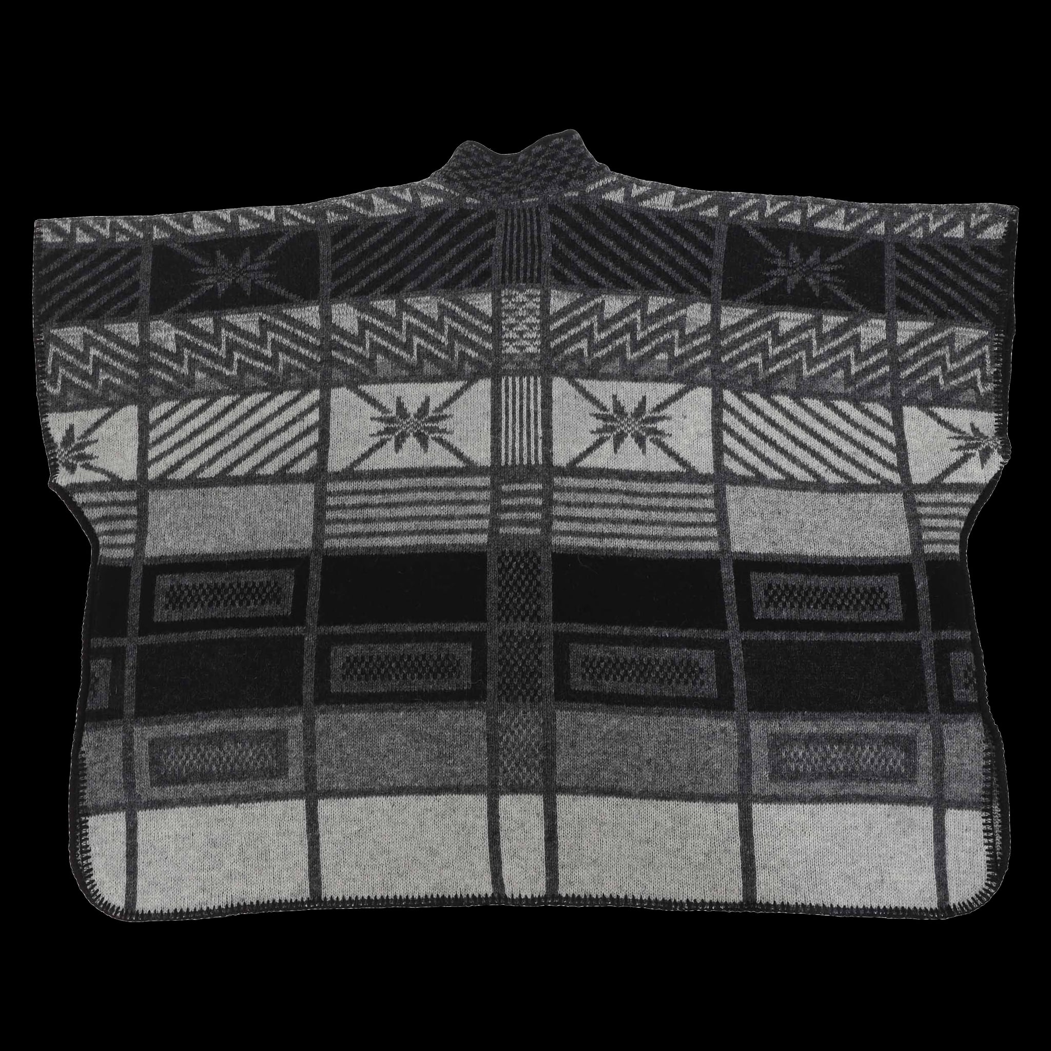 Poncho en laine islandaise Ása