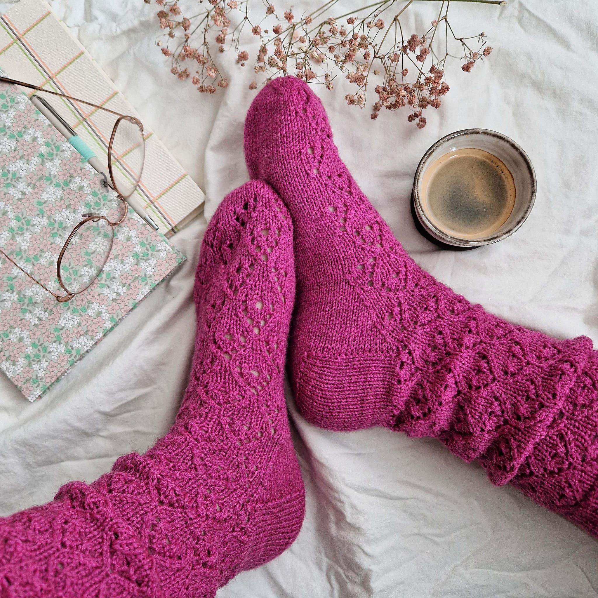 Uglusvefn Strickmuster für Socken