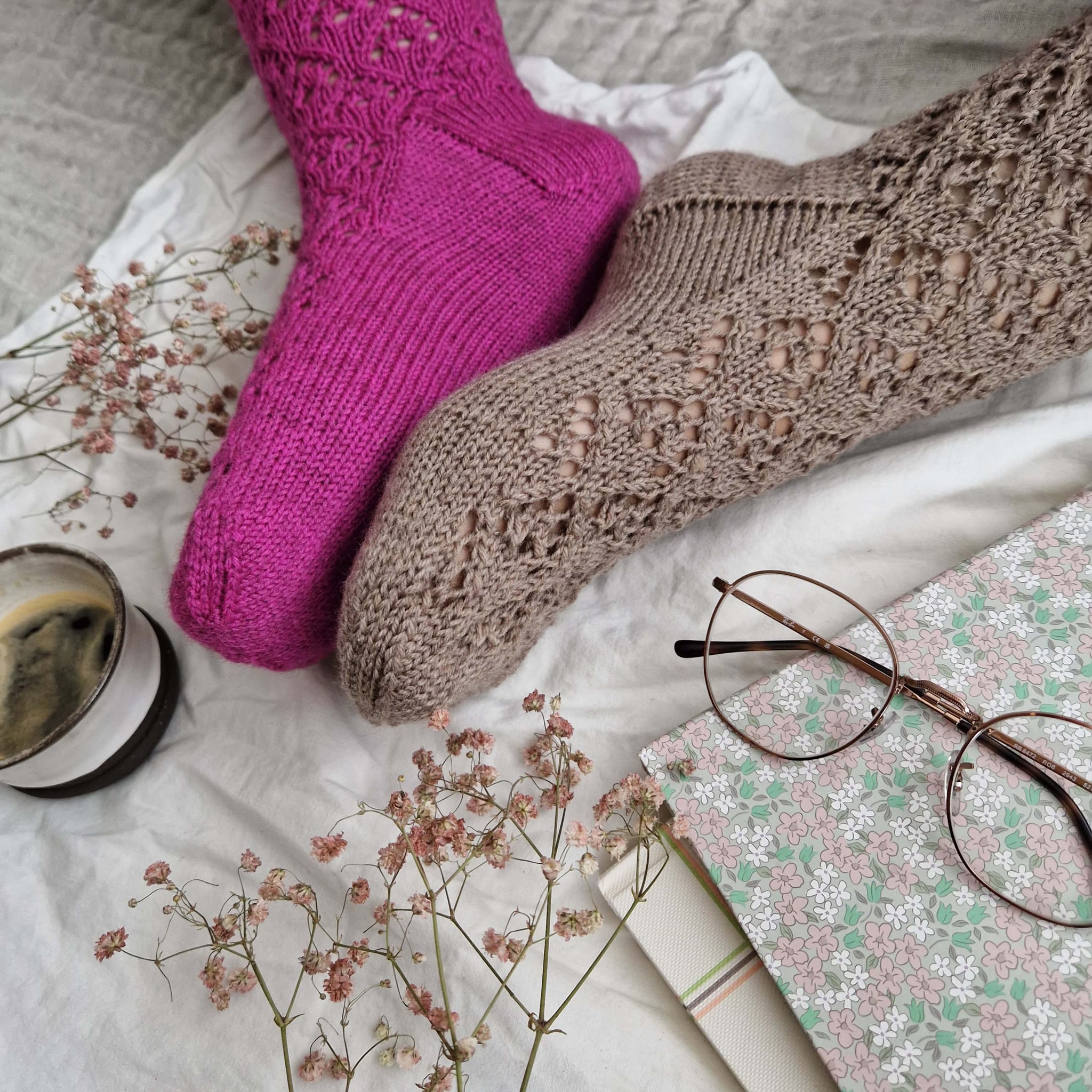 Uglusvefn Strickmuster für Socken 