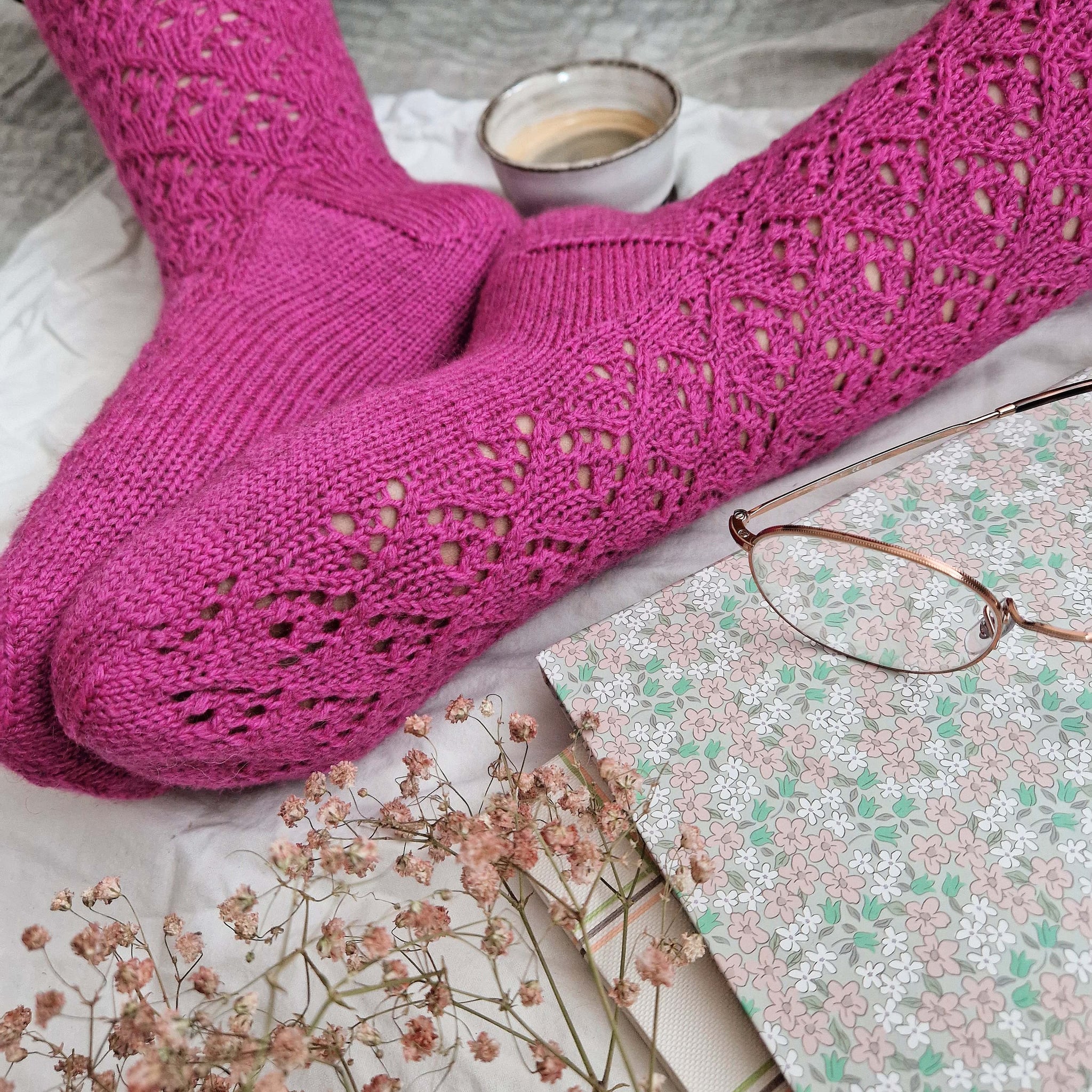Uglusvefn Strickmuster für Socken 