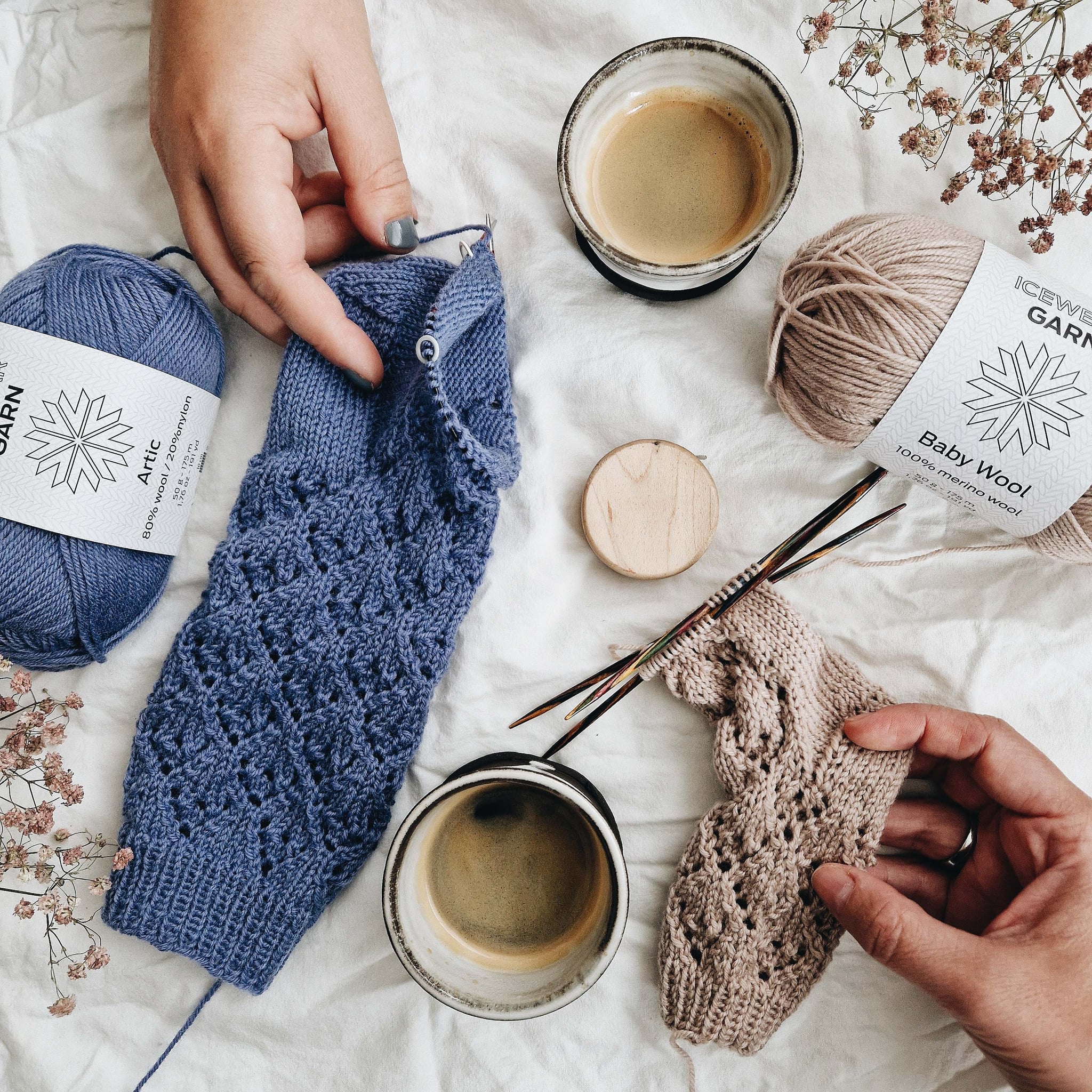 Uglusvefn Strickmuster für Socken 