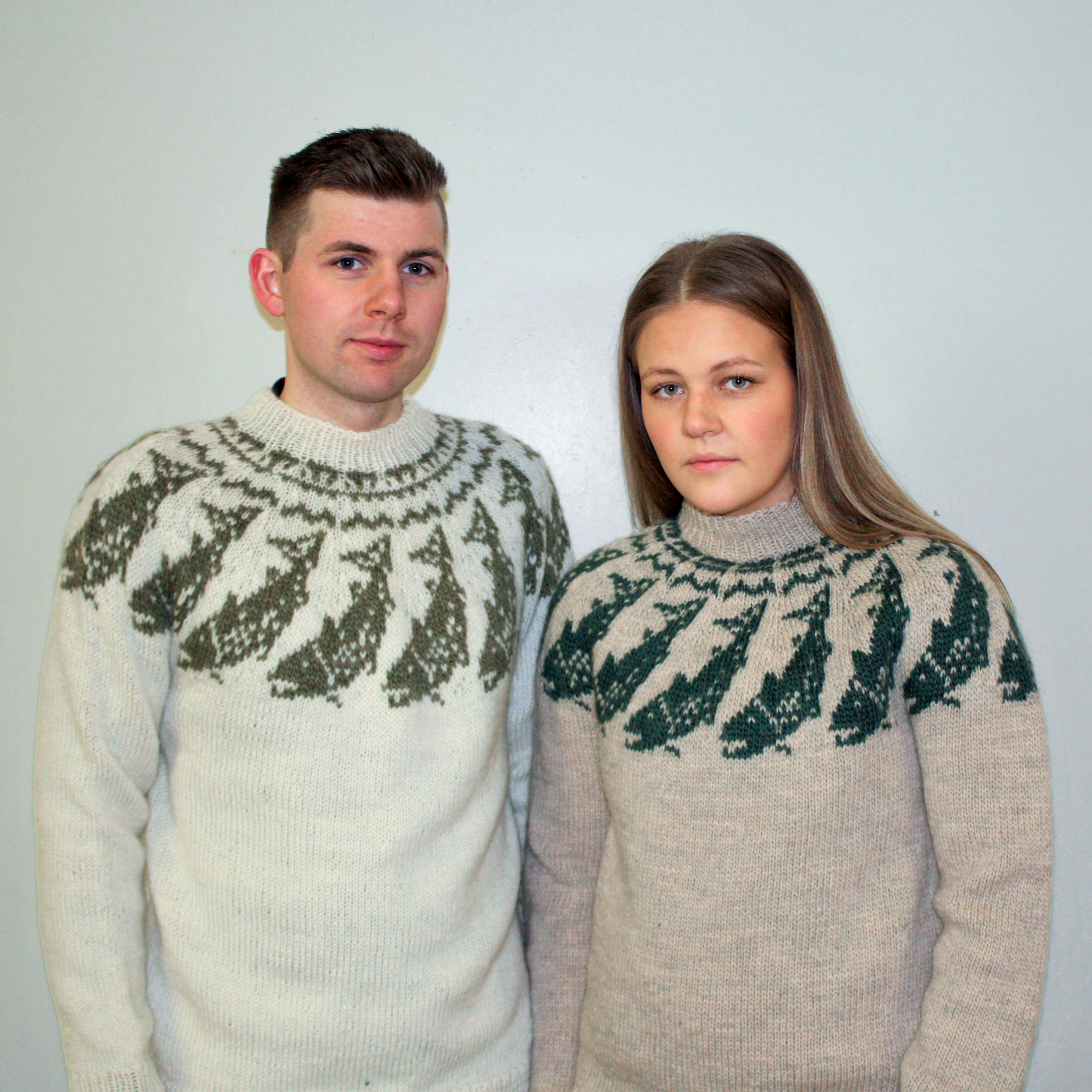 Stórlax adult sweater knitting pattern
