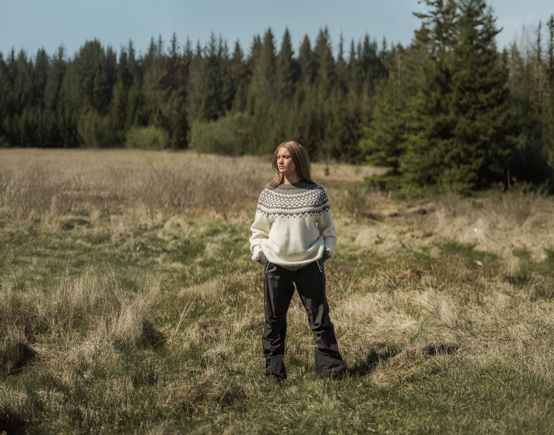 Isländische Wollpullover für Damen