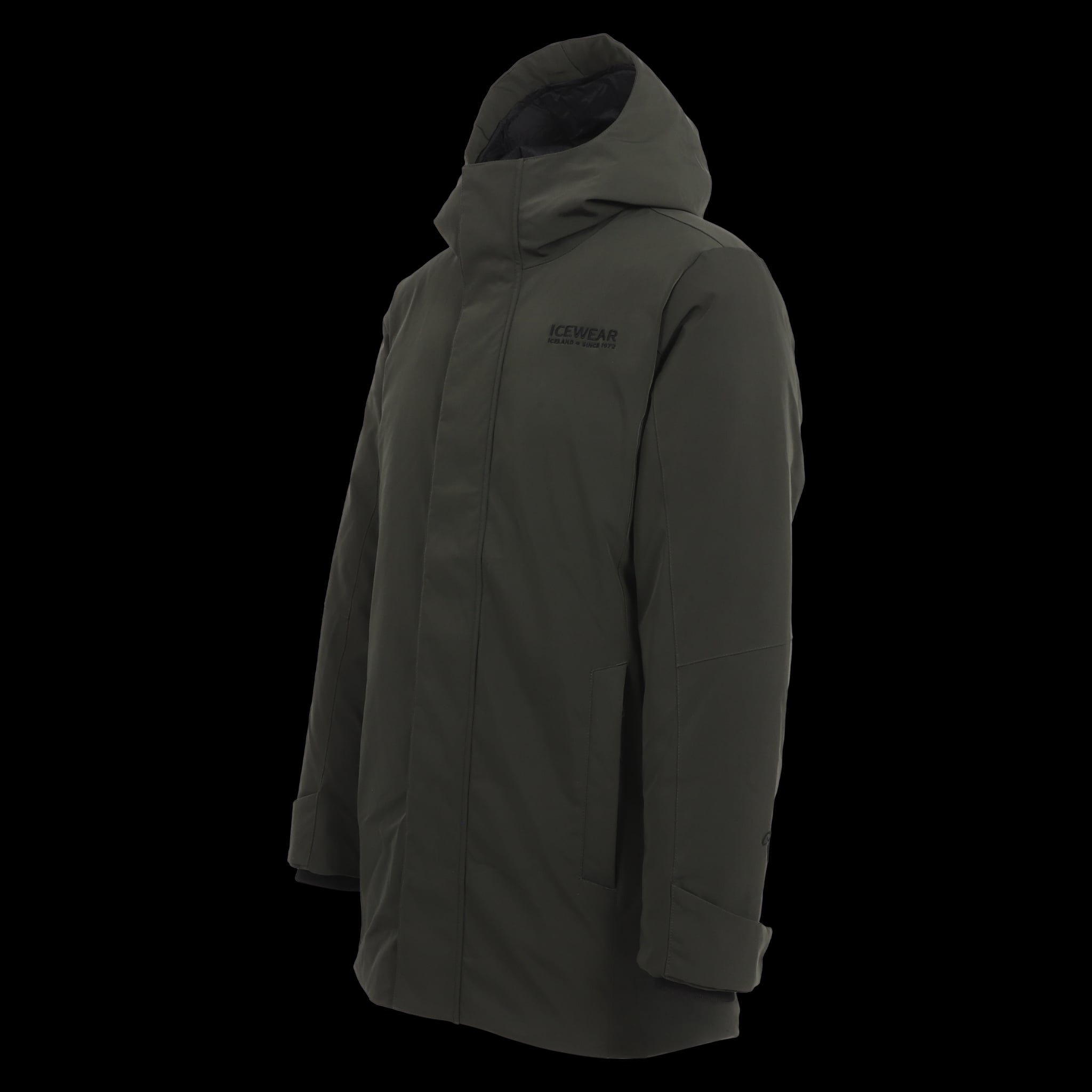 Reykjavik winter coat Icelandic wool padding  